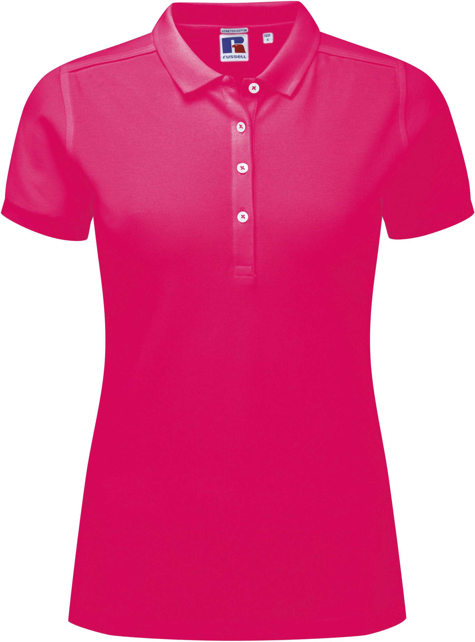 Polo Stretch mujer Fuchsia