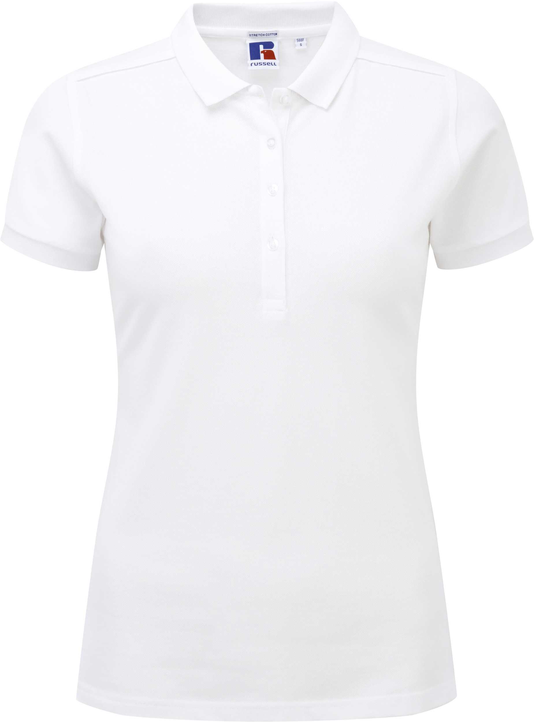 Polo Stretch mujer White