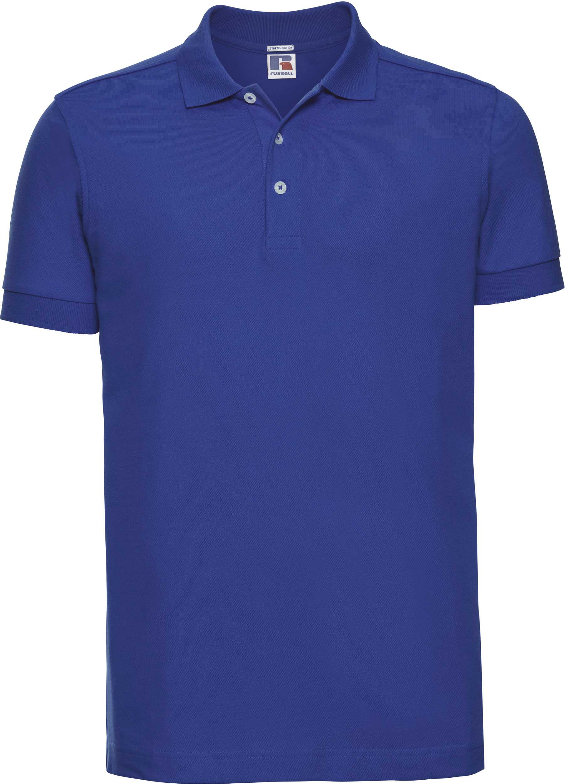 Polo Stretch hombre Azure blue