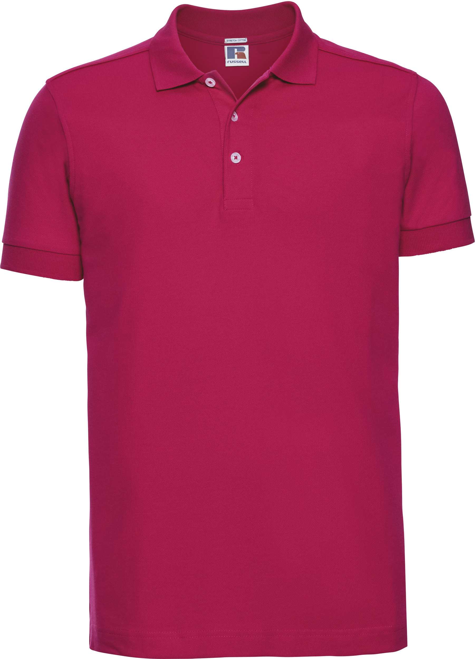 Polo Stretch hombre Fuchsia