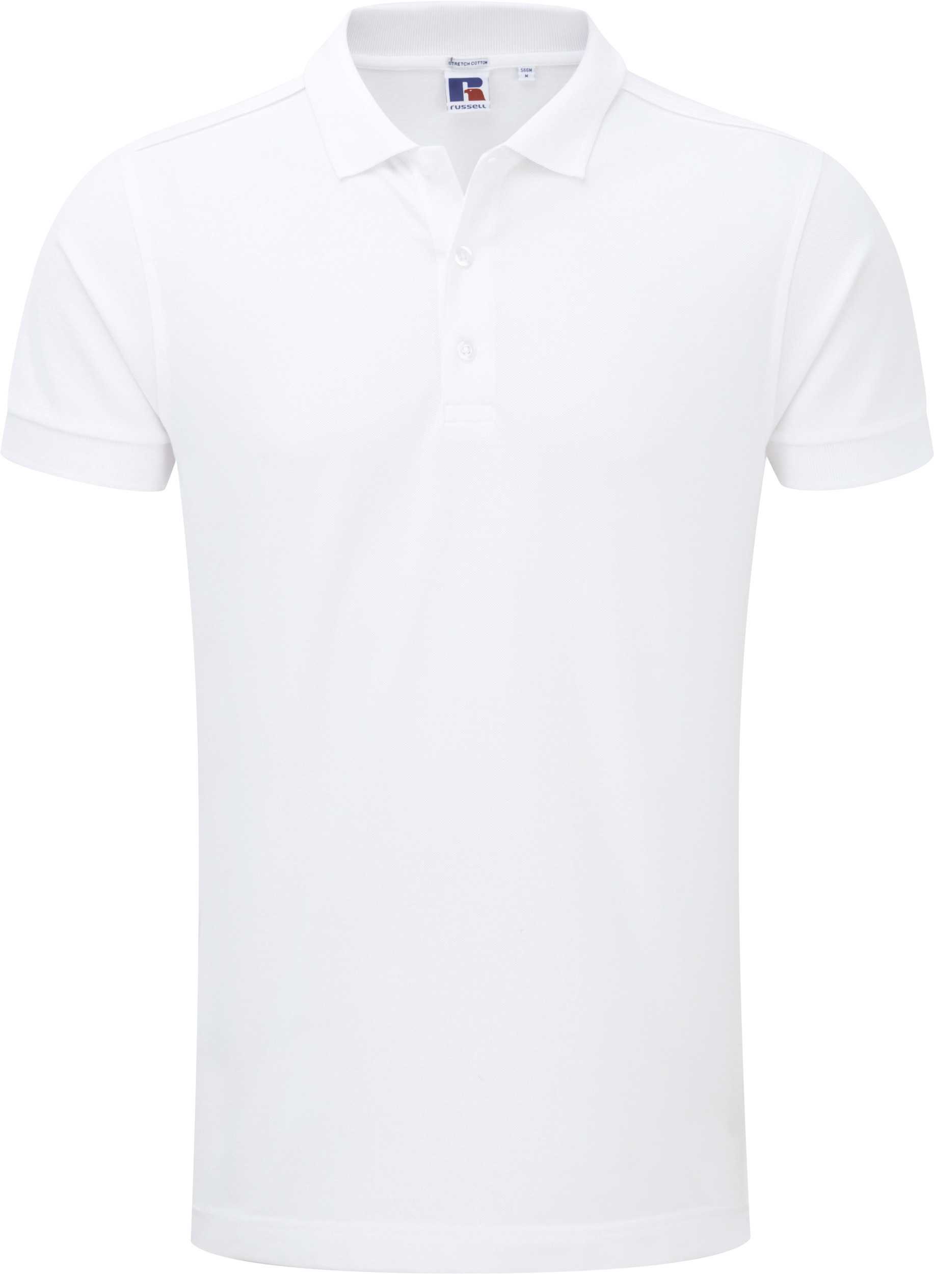 Polo Stretch hombre White
