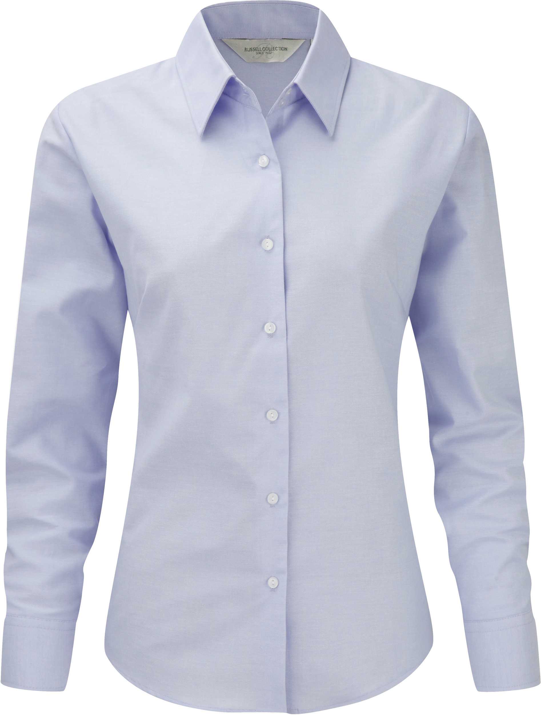 Camisa Oxford manga larga mujer Oxford Blue