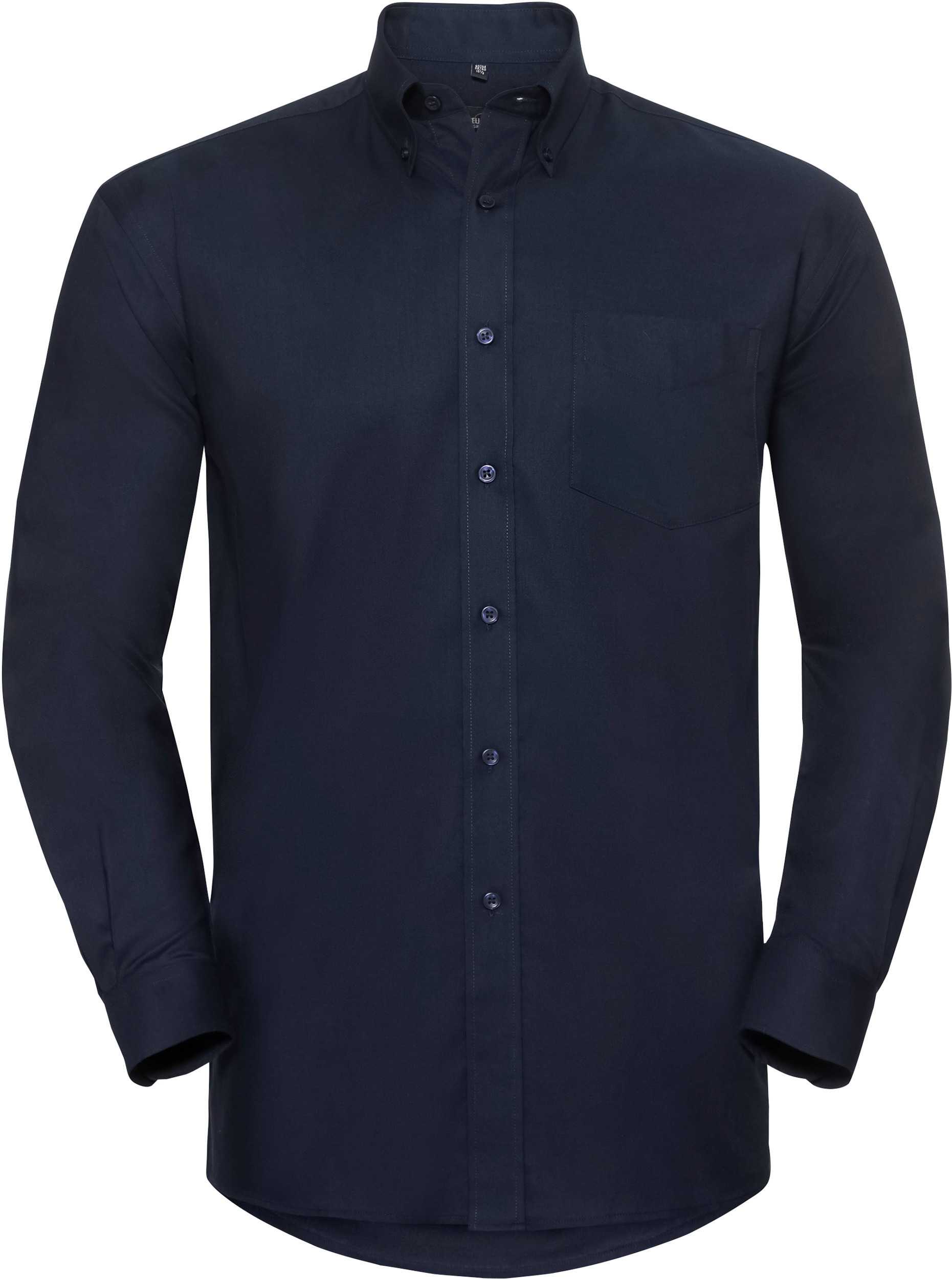 Camisa Oxford manga larga hombre Bright Navy