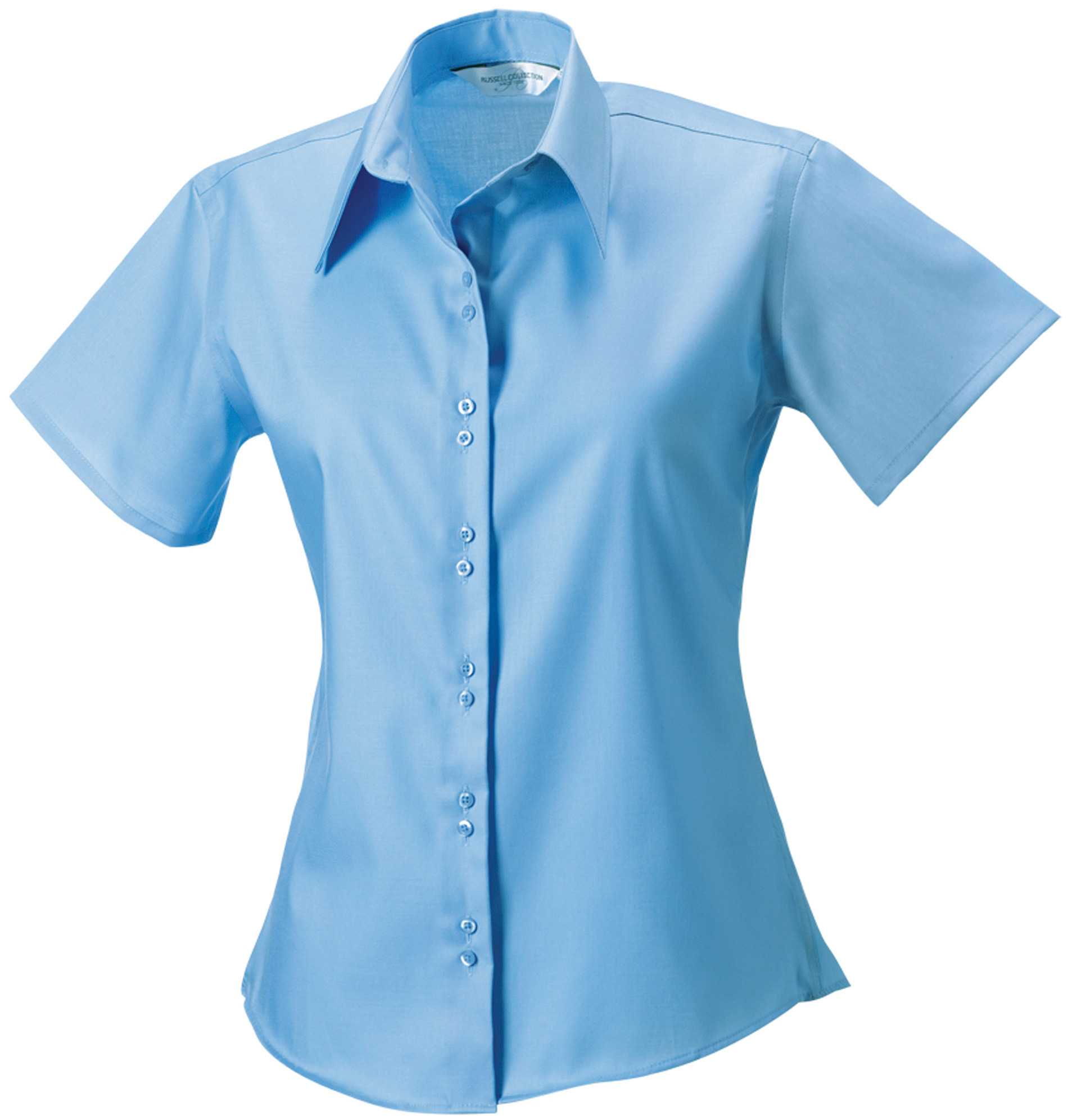 Camisa Non-Iron manga corta mujer Bright Sky