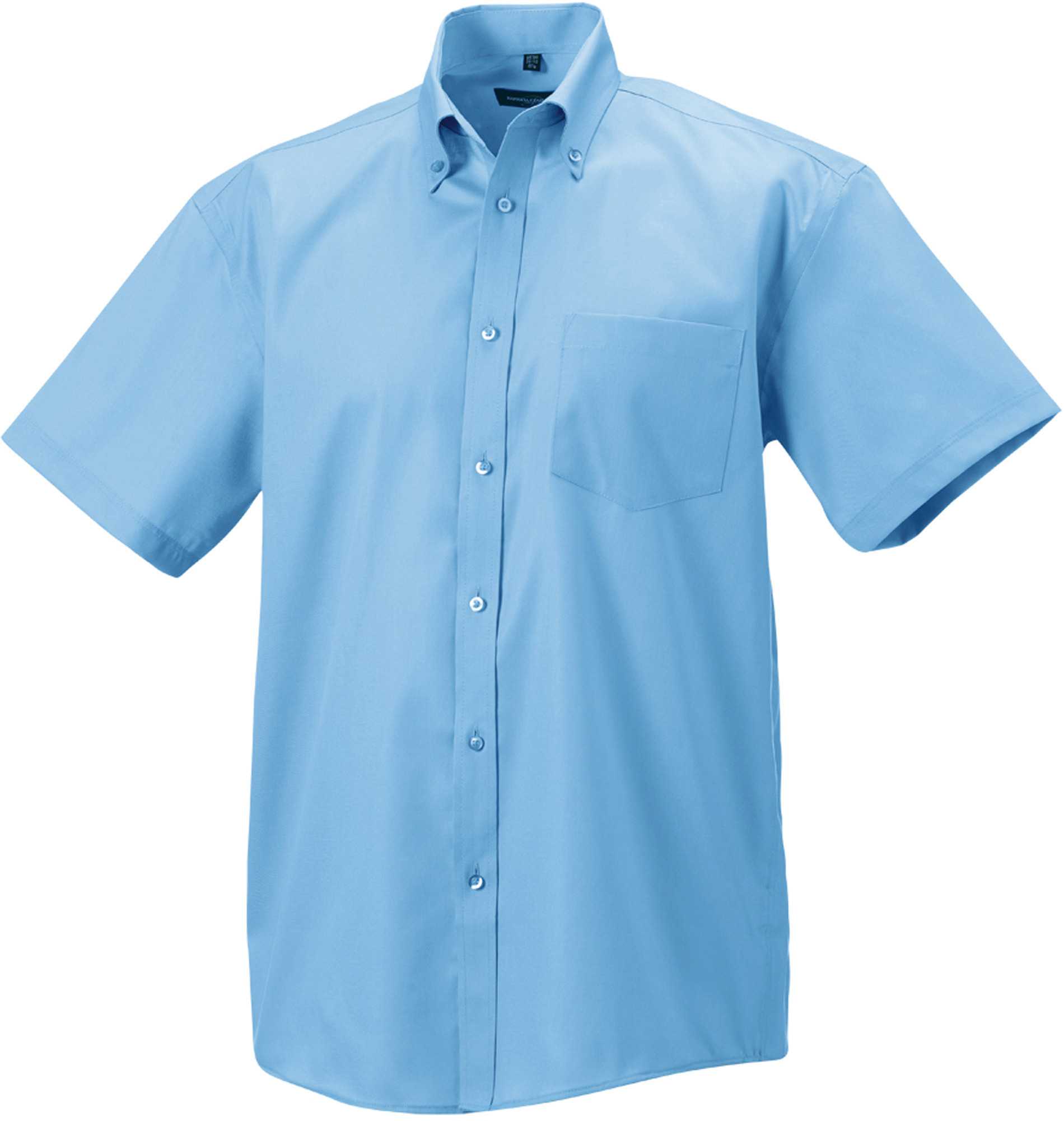 Camisa clásica non-iron manga corta hombre Bright Sky