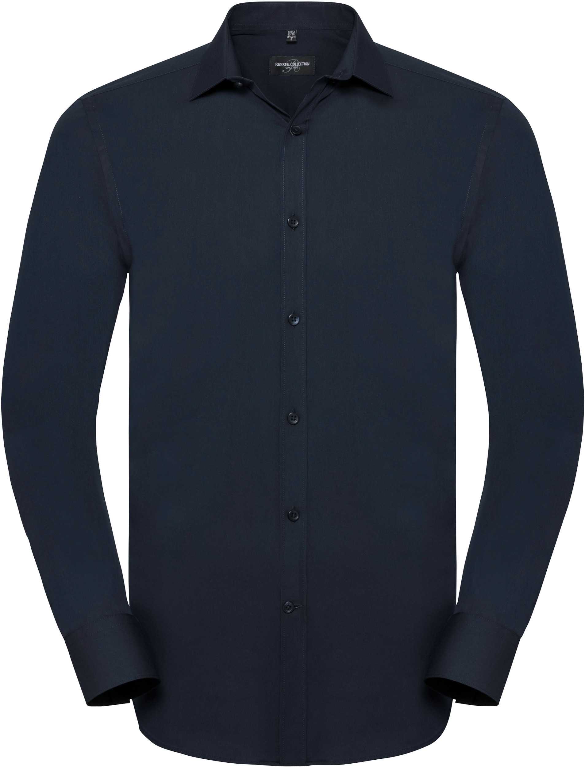 Camisa Ultimate Stretch manga larga hombre Bright Navy