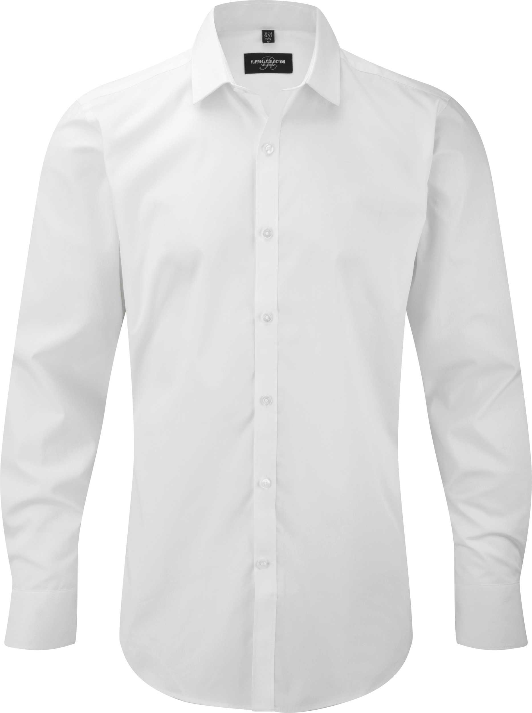 Camisa Ultimate Stretch manga larga hombre White