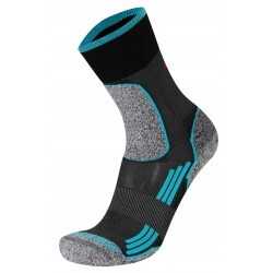 Calcetines L'increvable No Limit Walk BLACK / TURQUOISE