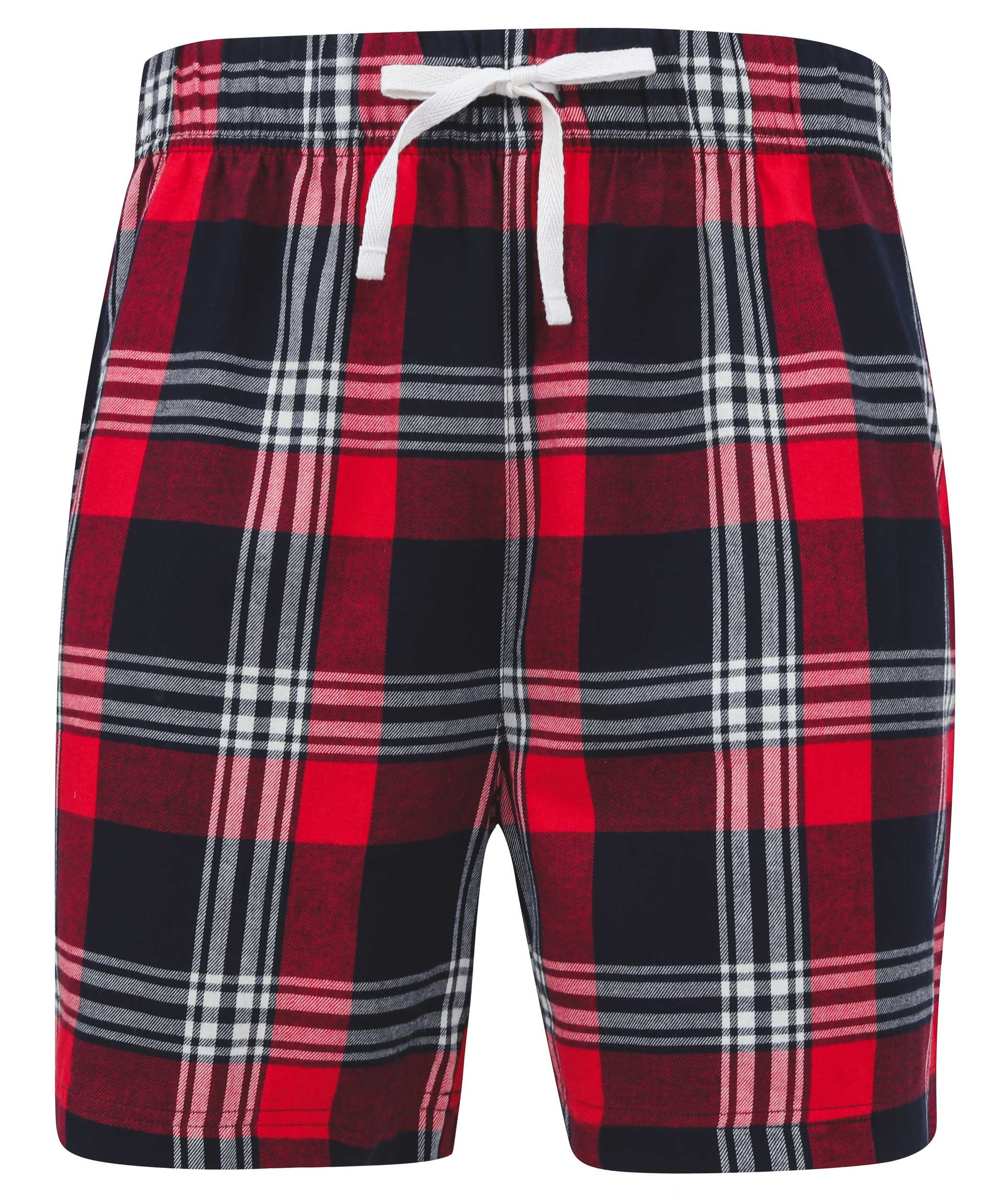 Short con motivo de tartán Red / Navy Check