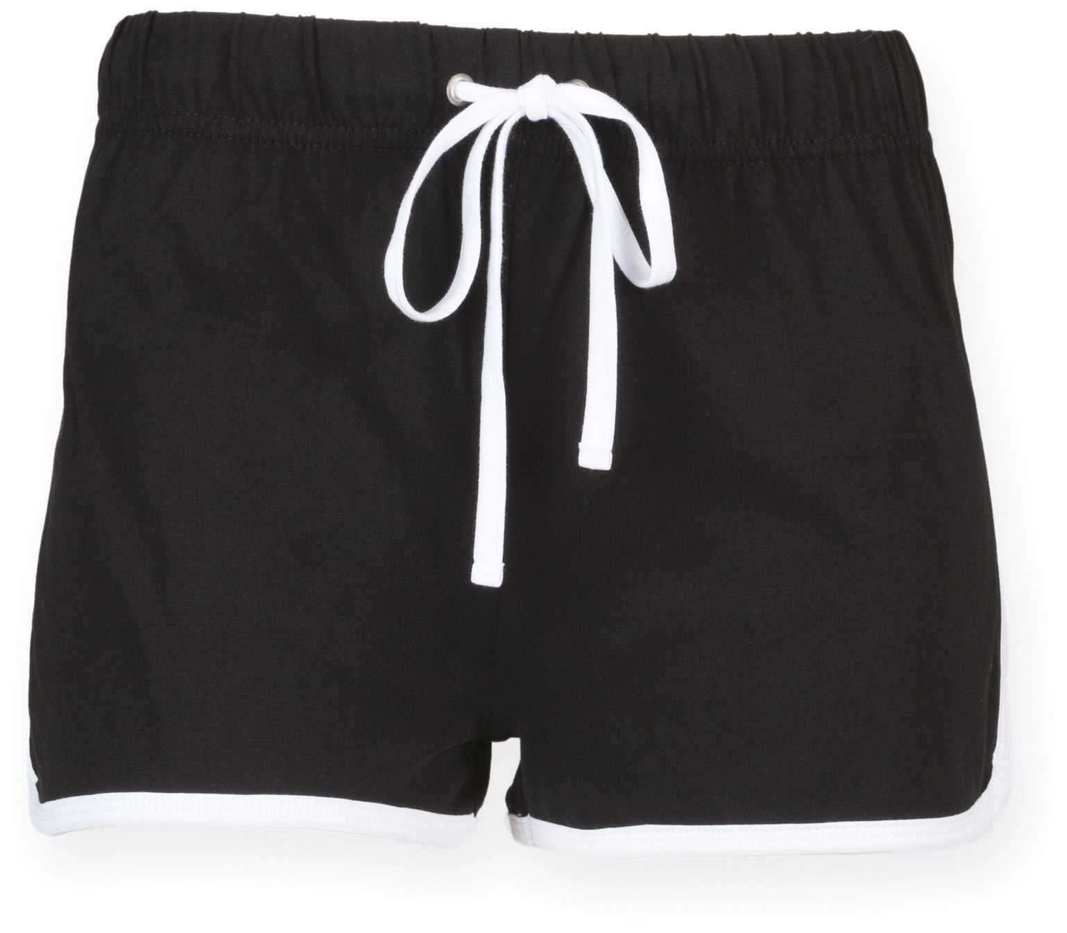 Short Retro mujer Black / White