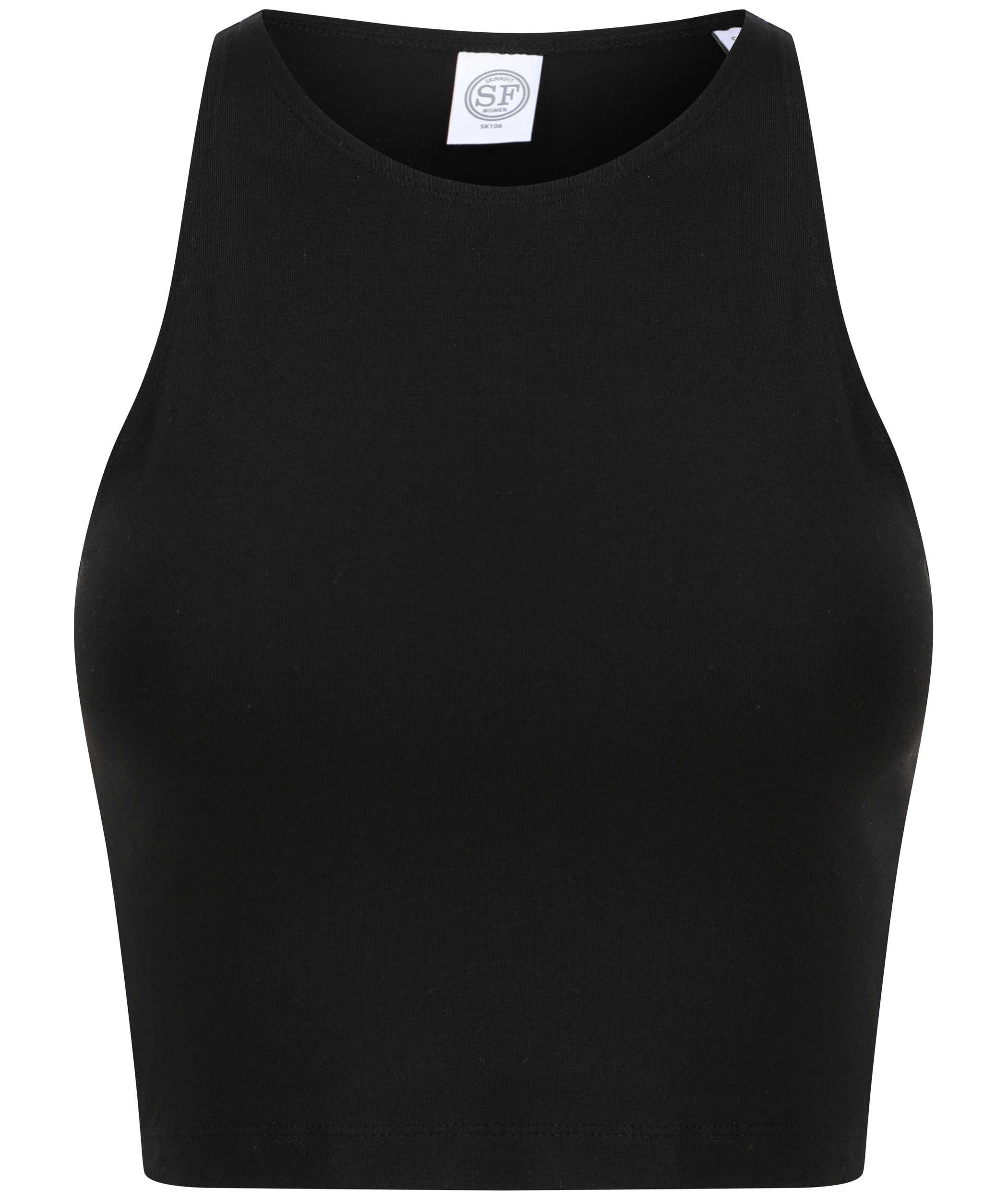 Top corto mujer Black