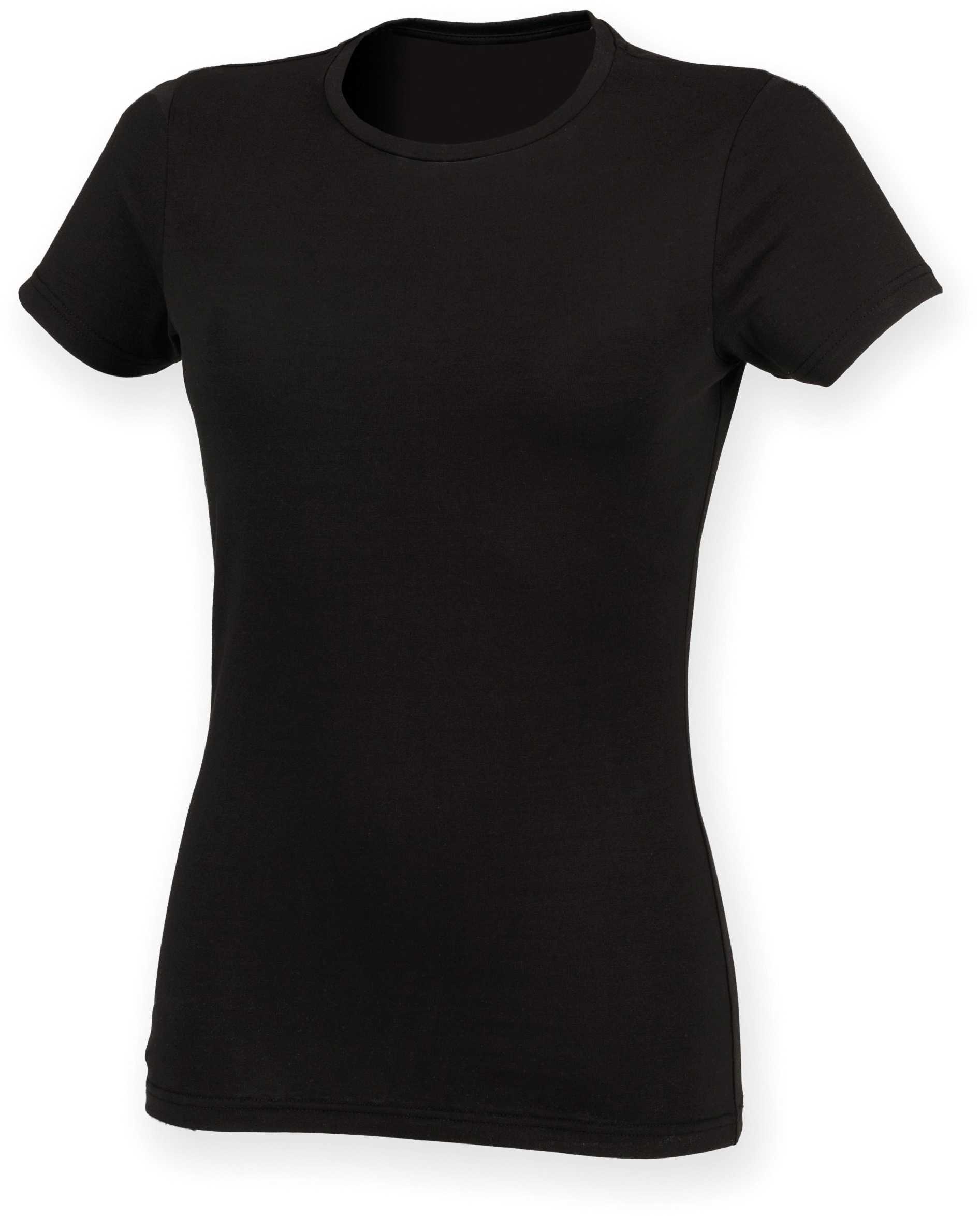 Camiseta Feel Good cuello redondo mujer Black