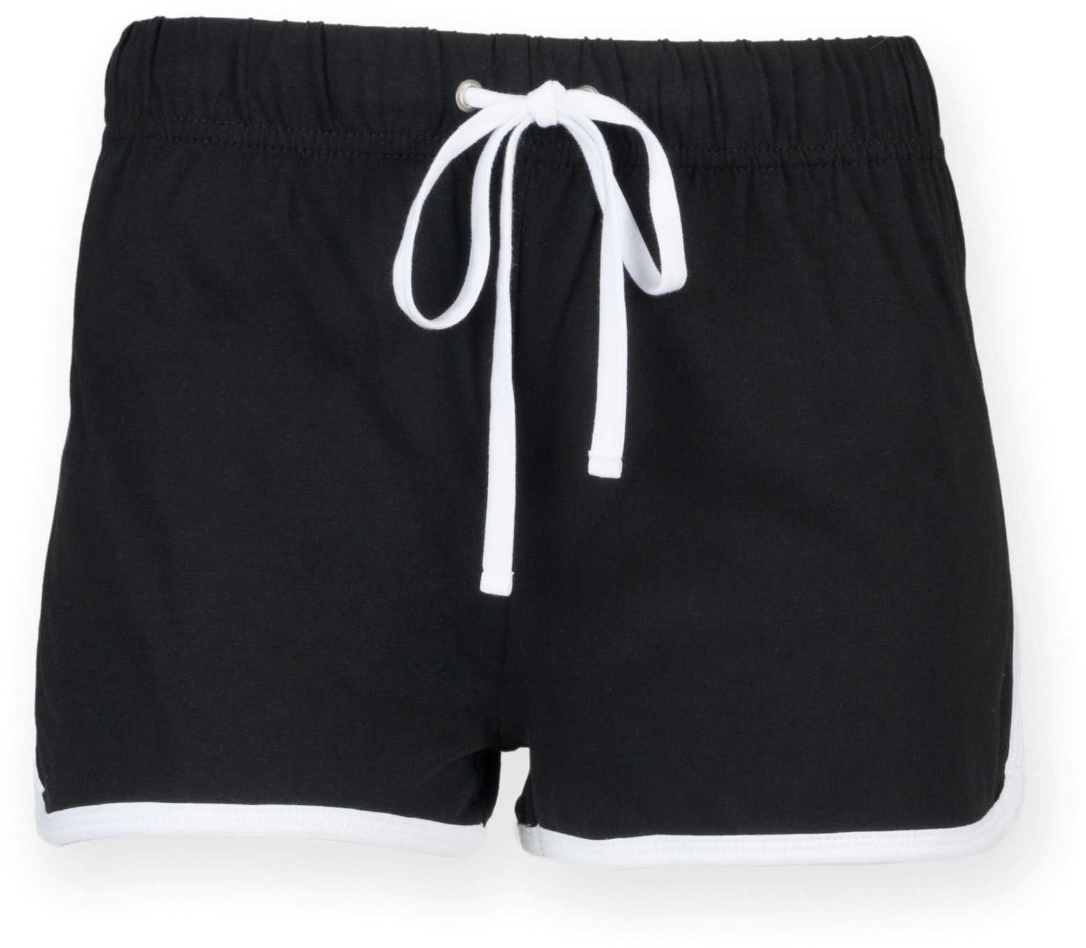 Short Retro niños Black / White