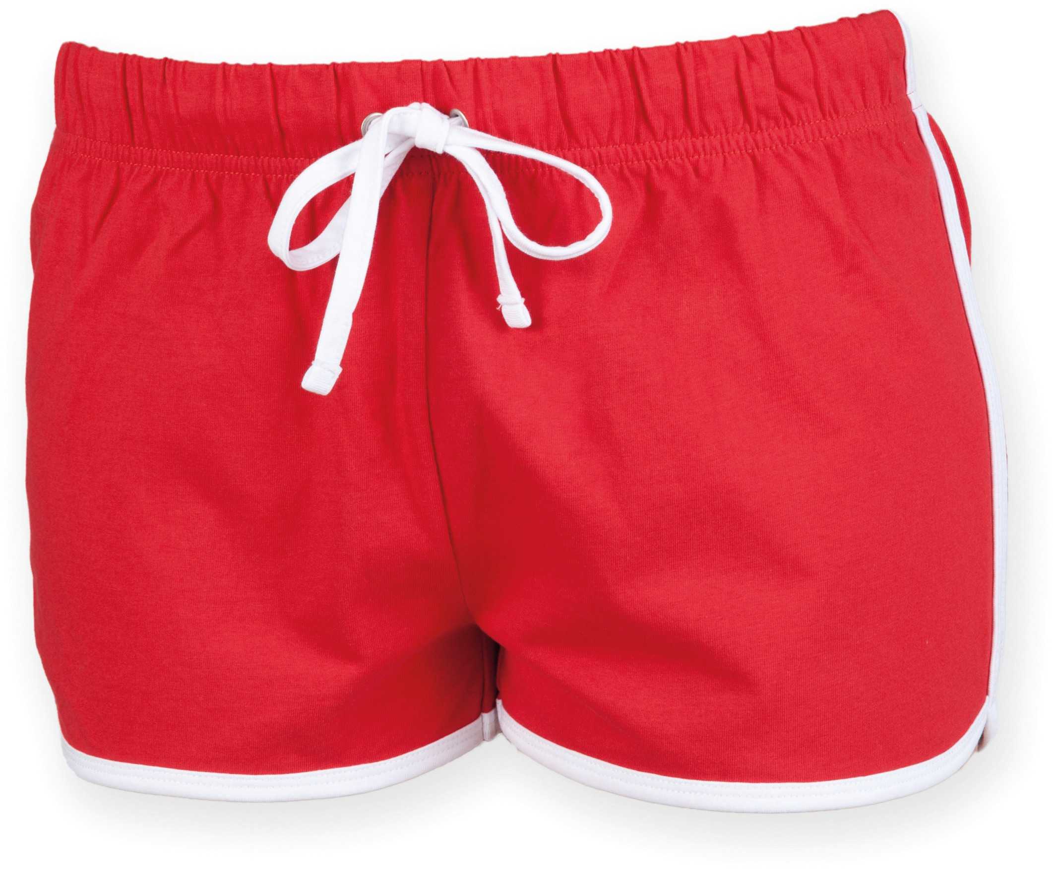 Short Retro niños Red / White