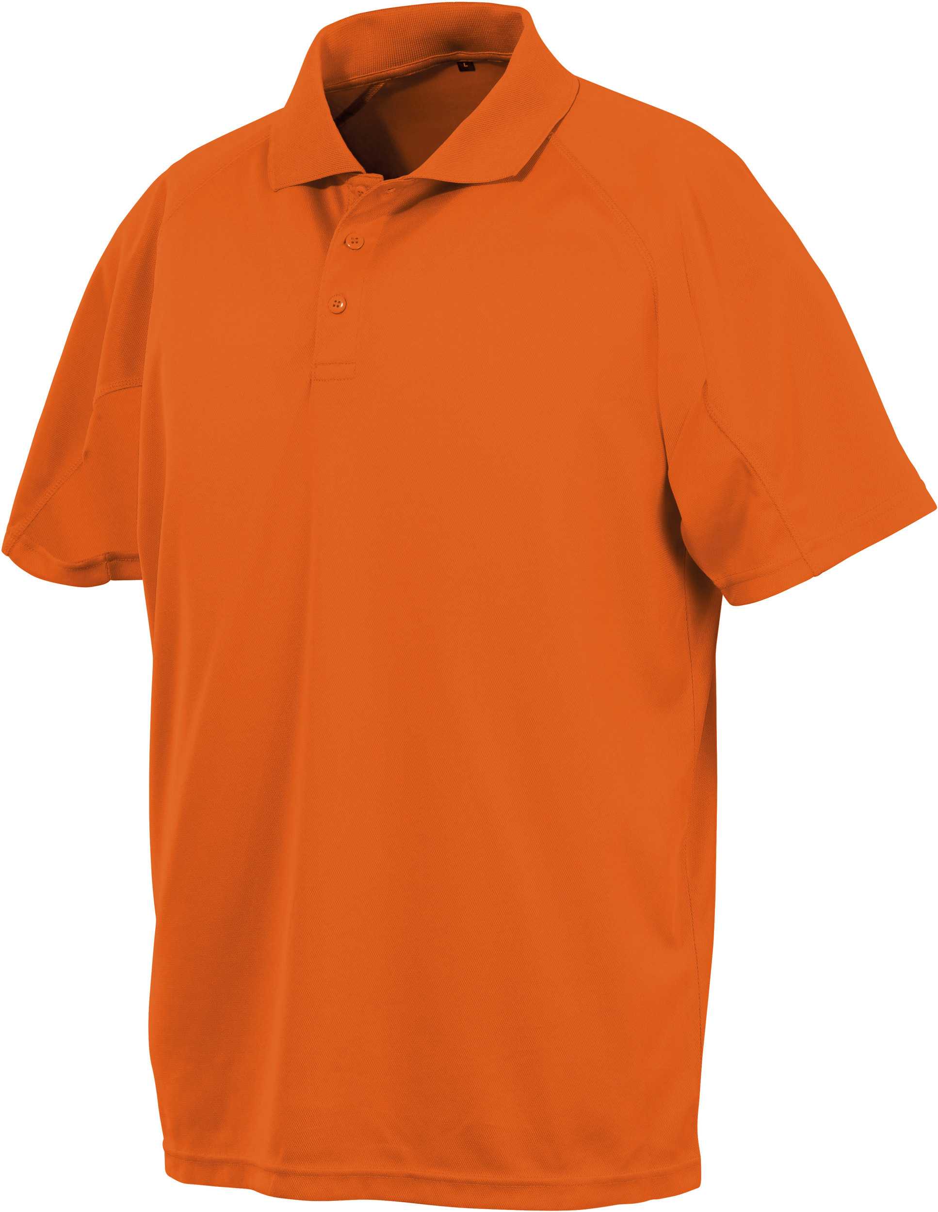 Polo de rendimiento "Aircool" Flo Orange