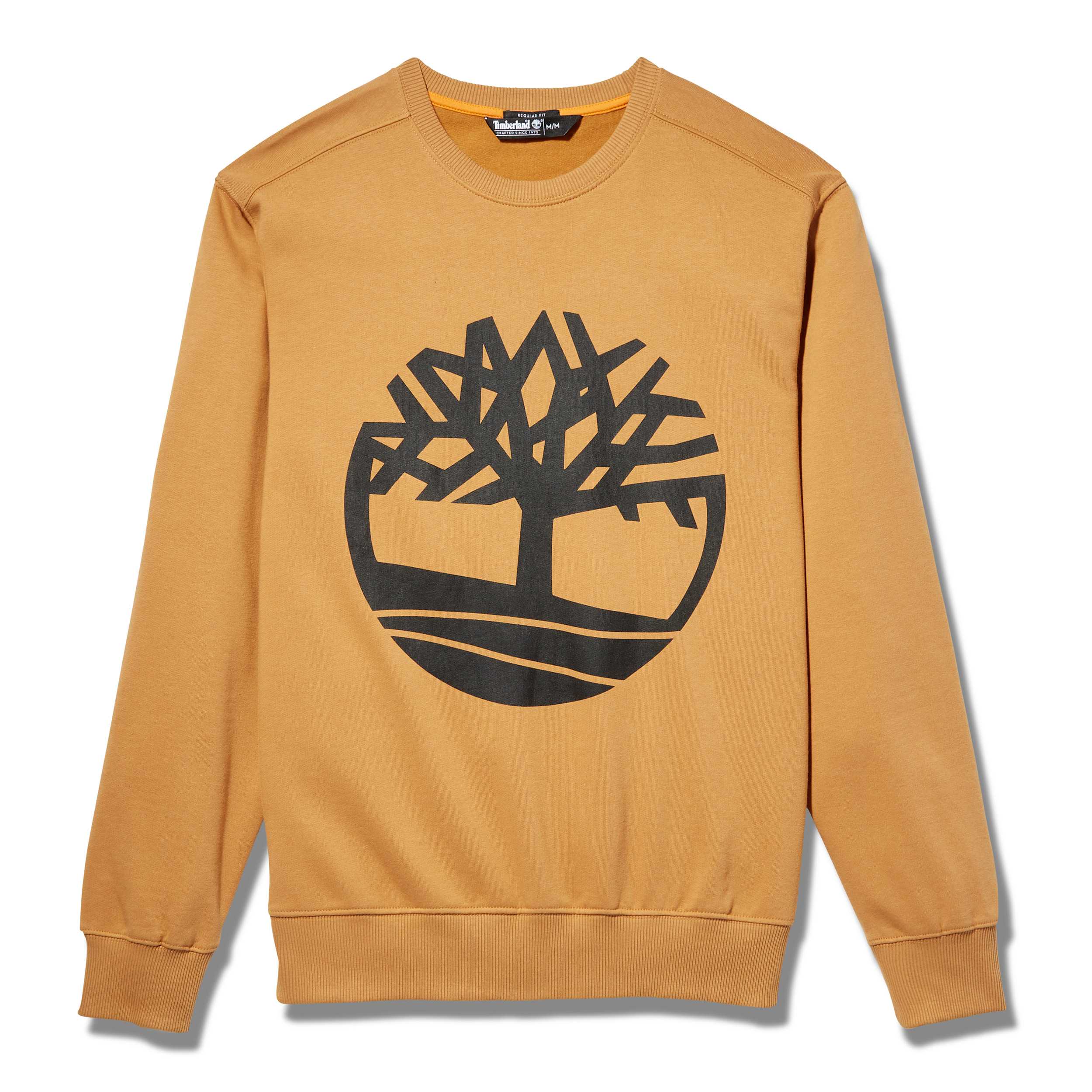 Sudadera de cuello redondo core tree Wheat Boot / Black