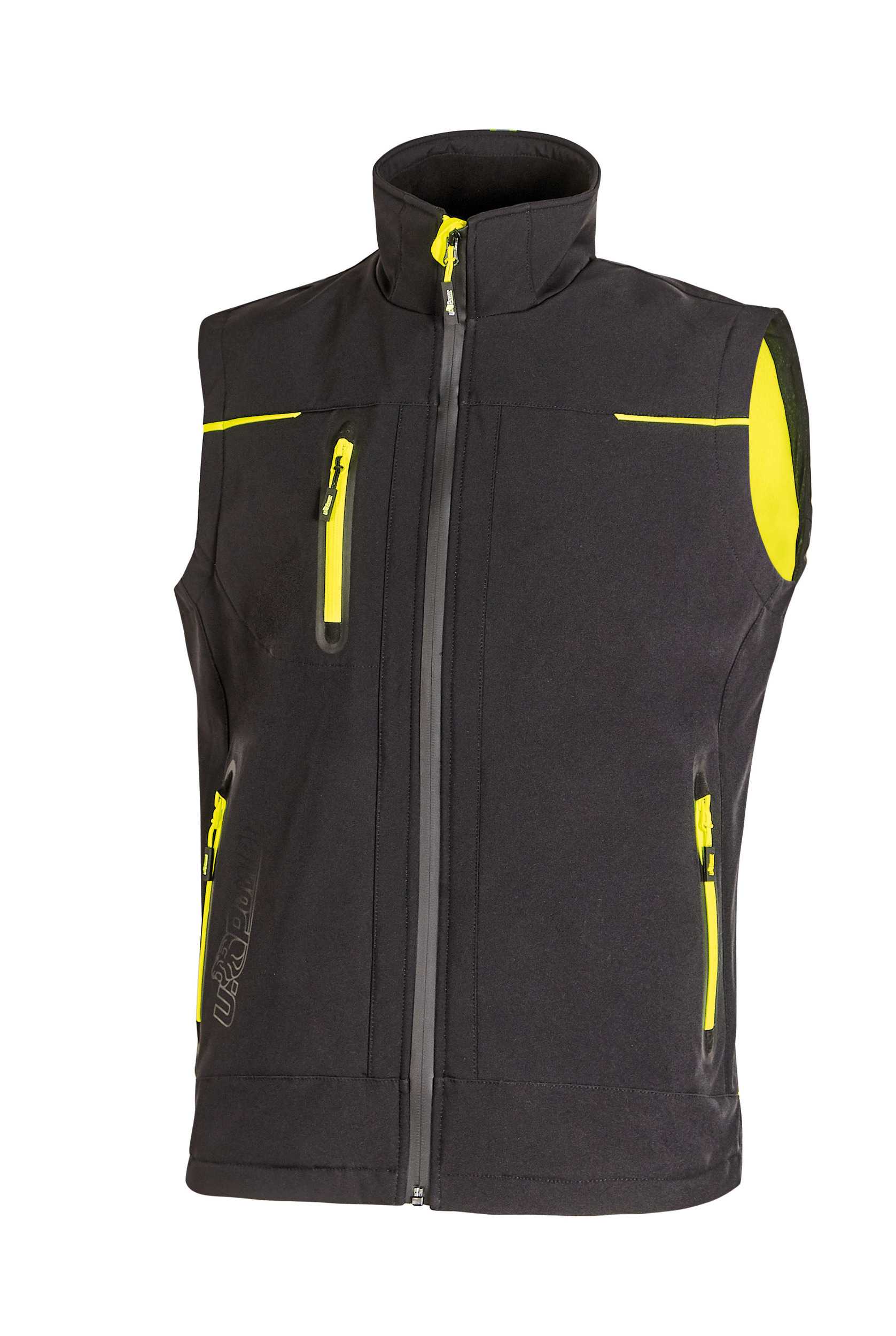 Chaleco softshell Universe mujer Black Carbon