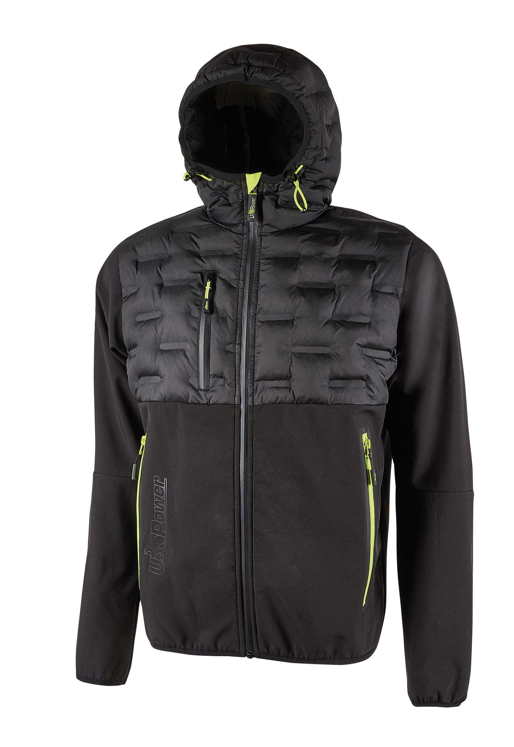 Chaqueta híbrida Spock hombre Black Carbon