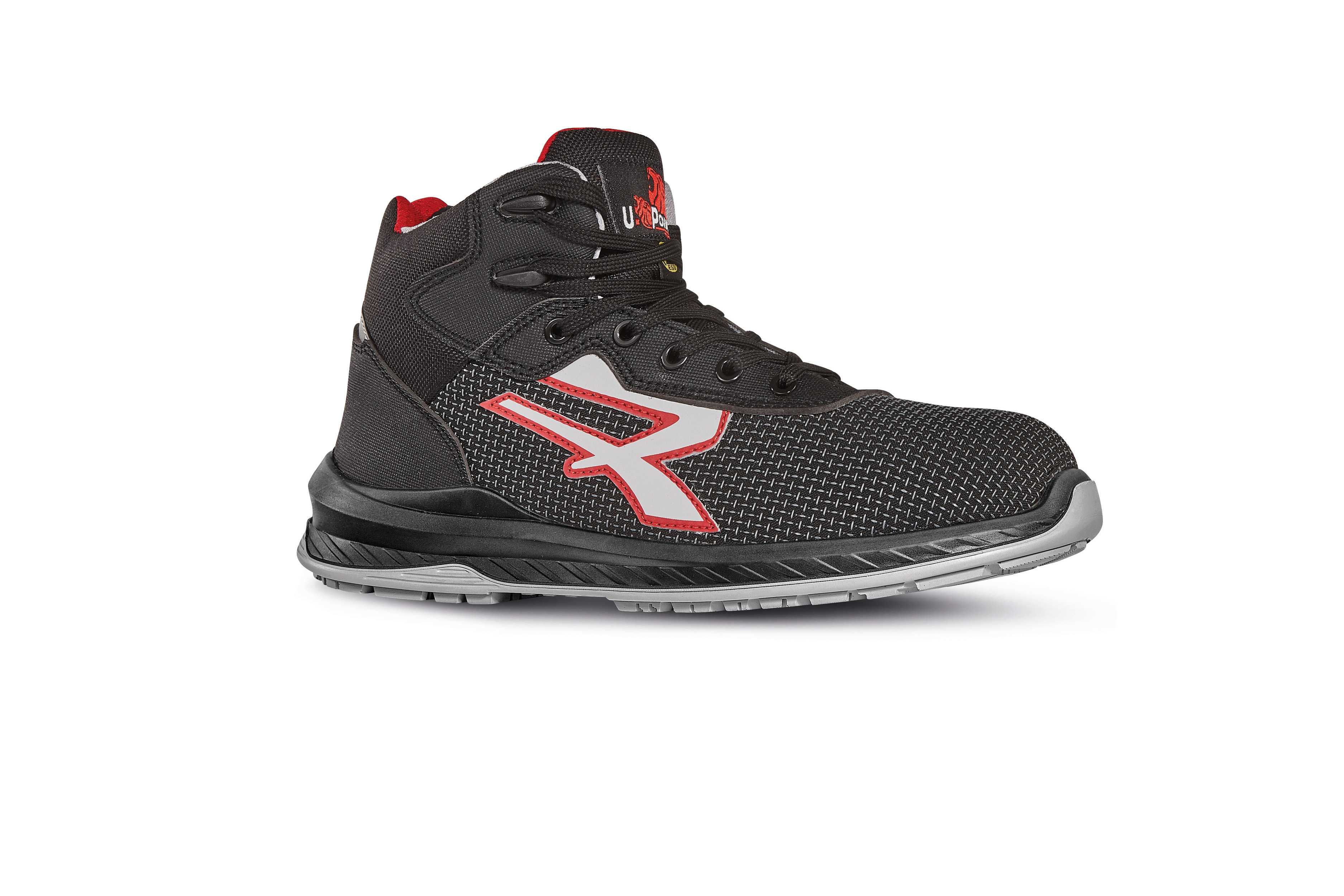 Calzado de Seguridad Stoccolma Black / Grey / Red