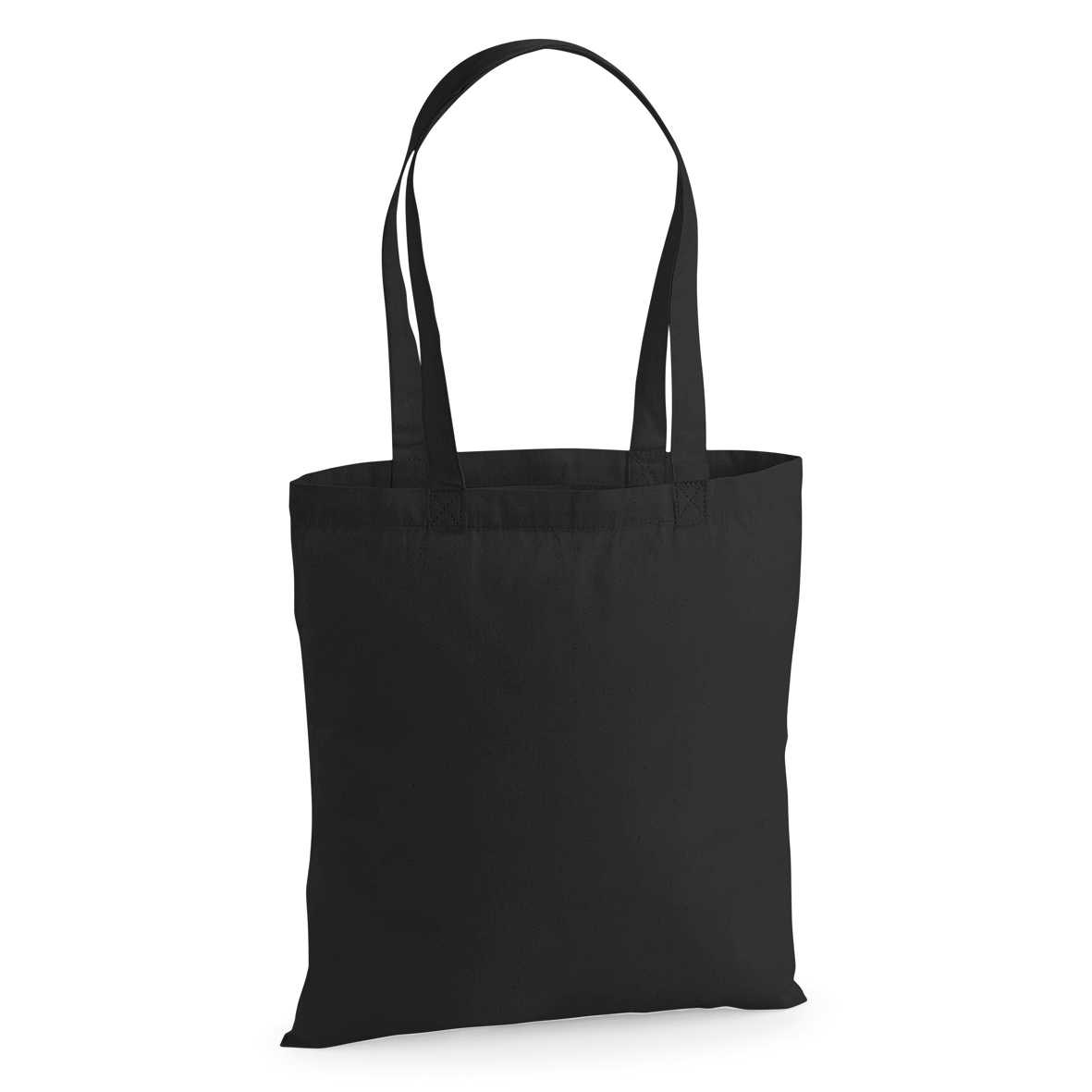 Bolsa de algodón premium Black