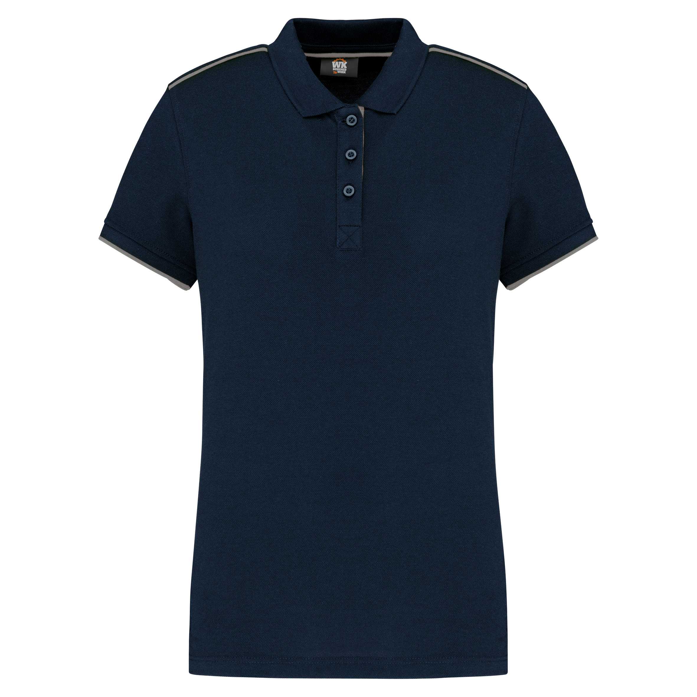 Polo Day To Day contrastado mujer Navy / Silver