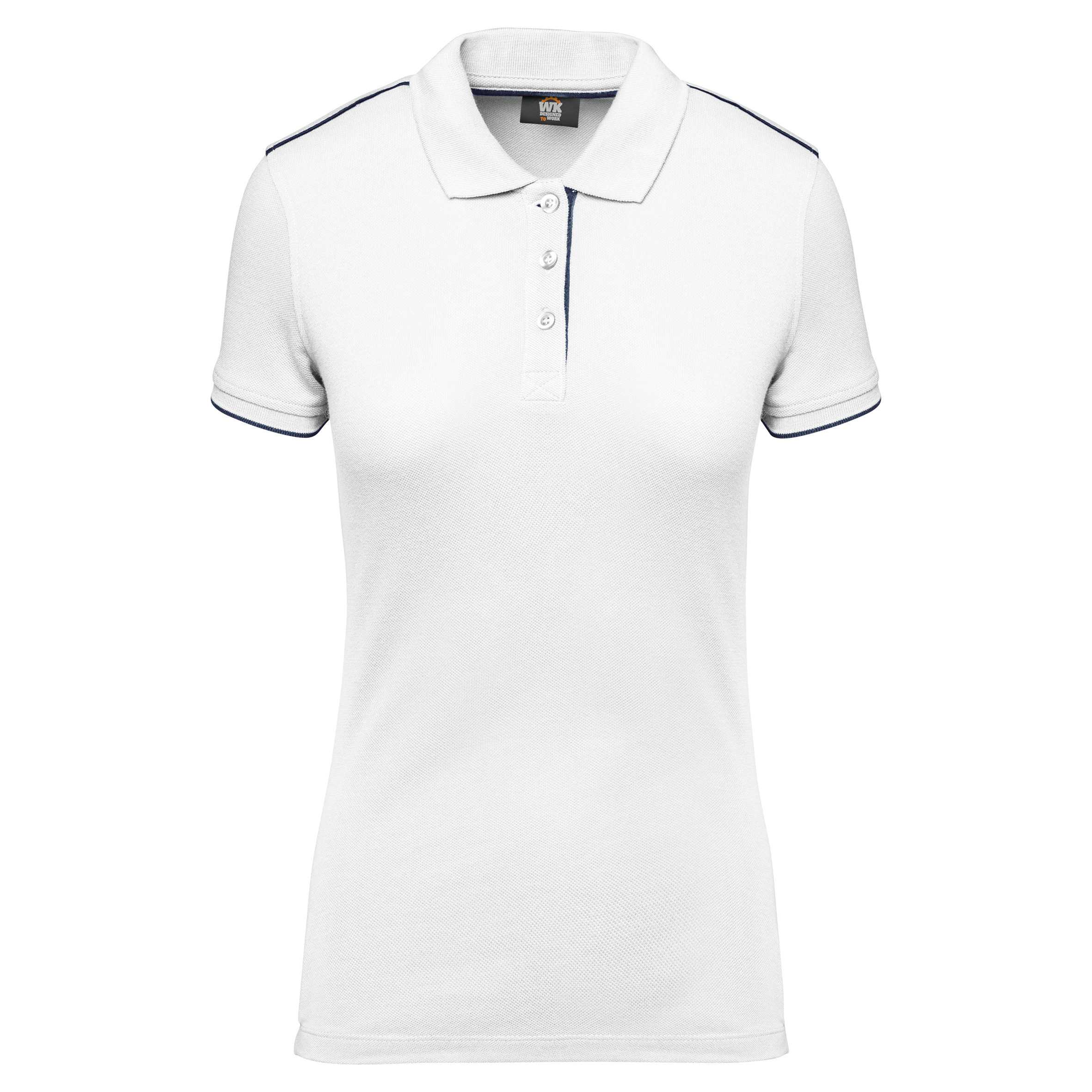 Polo Day To Day contrastado mujer White / Navy