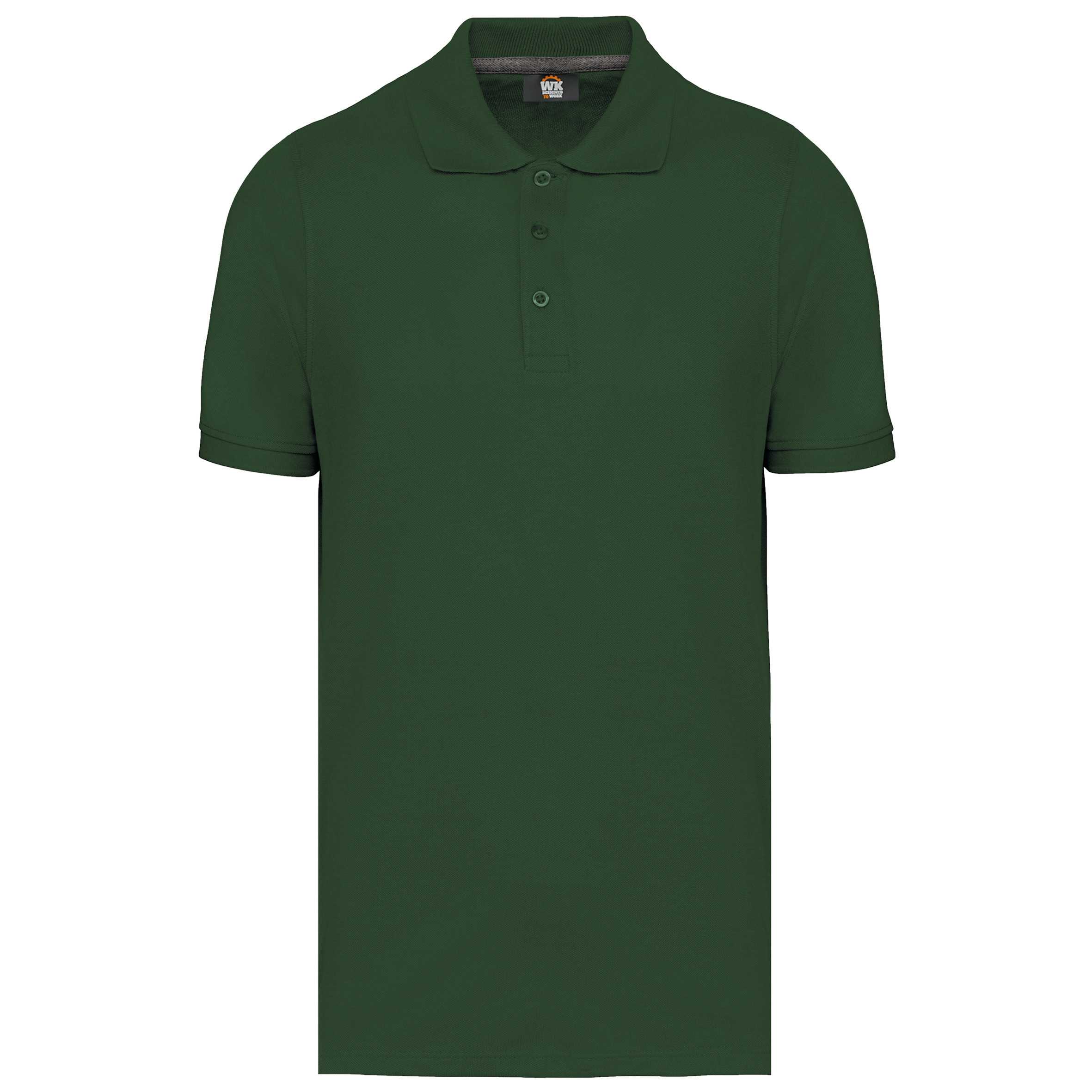 Polo Antibacteriano Hombre Forest Green