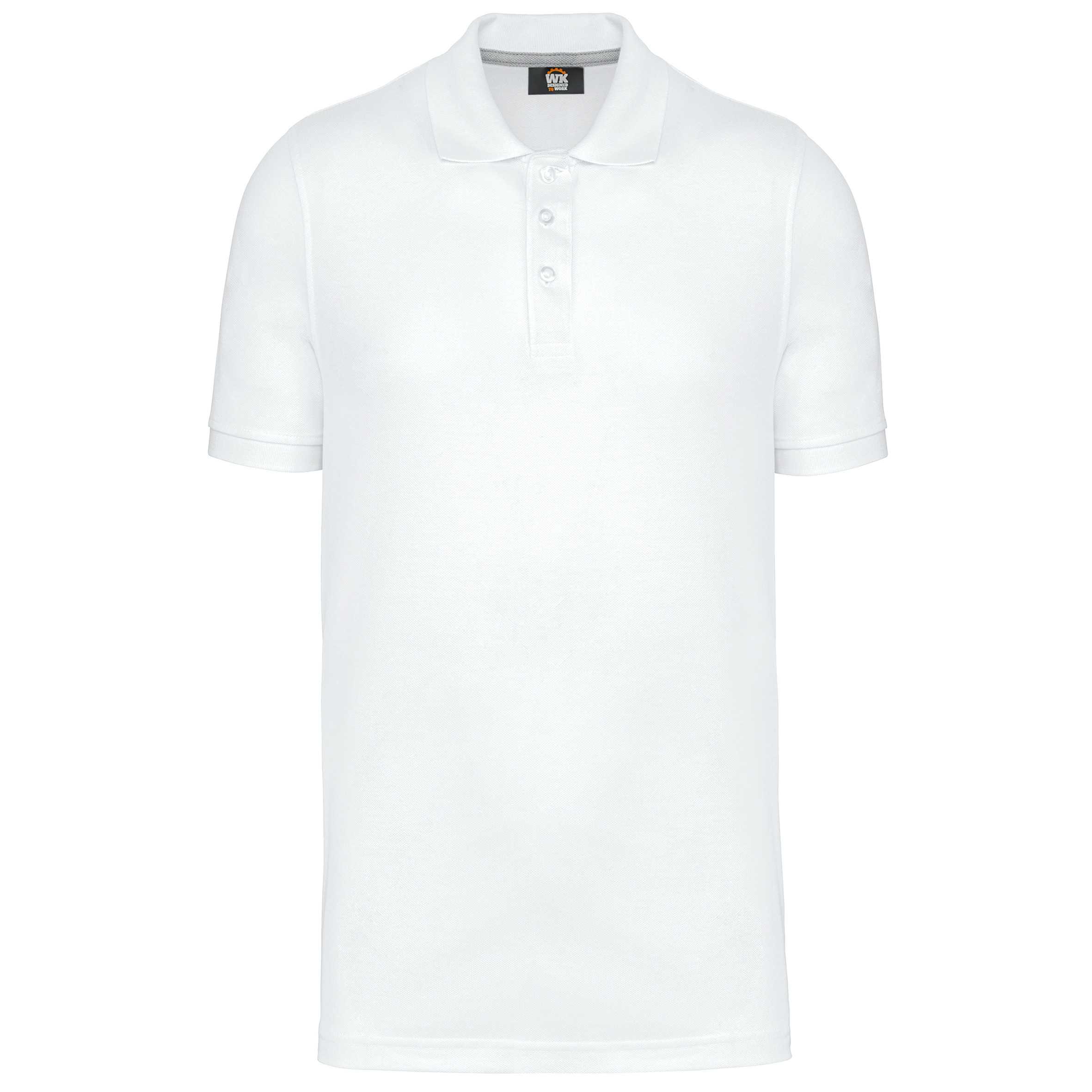 Polo Antibacteriano Hombre White