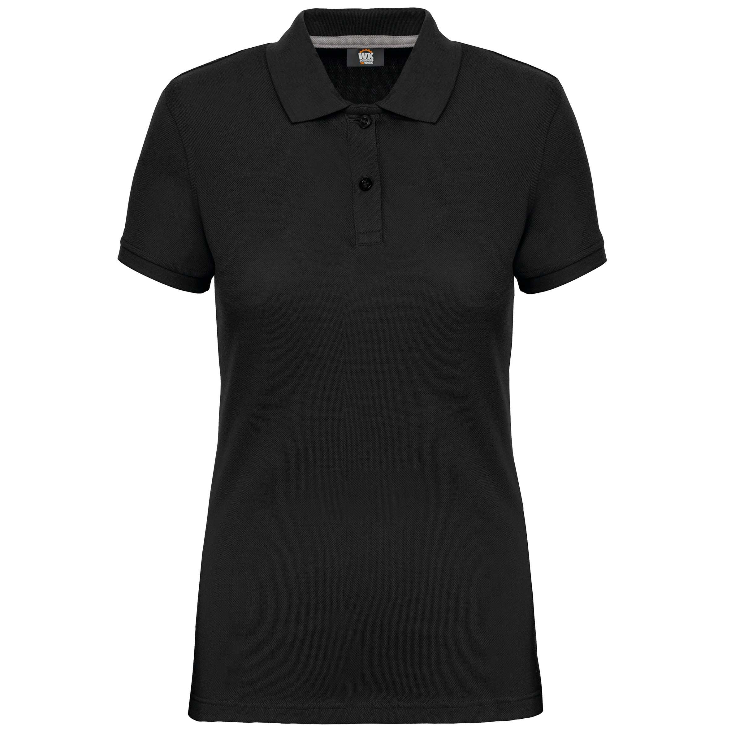 Polo Antibacteriano Mujer Black