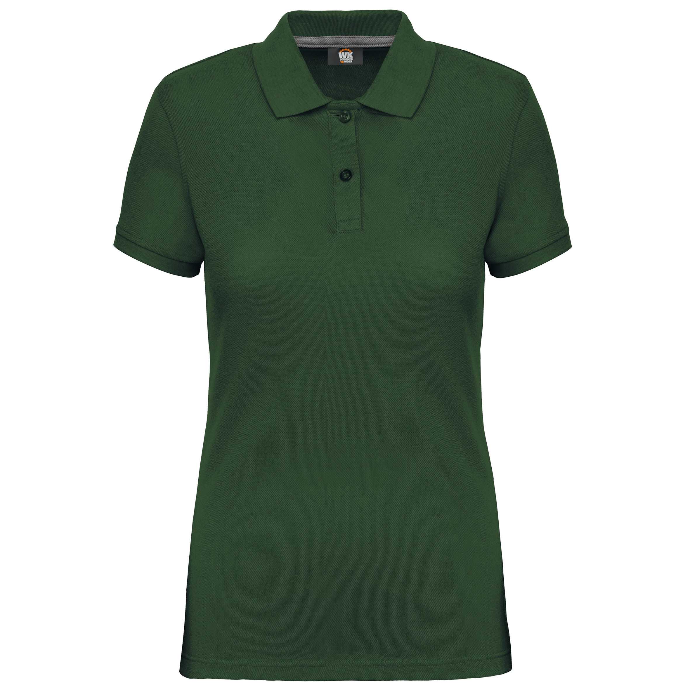 Polo Antibacteriano Mujer Forest Green
