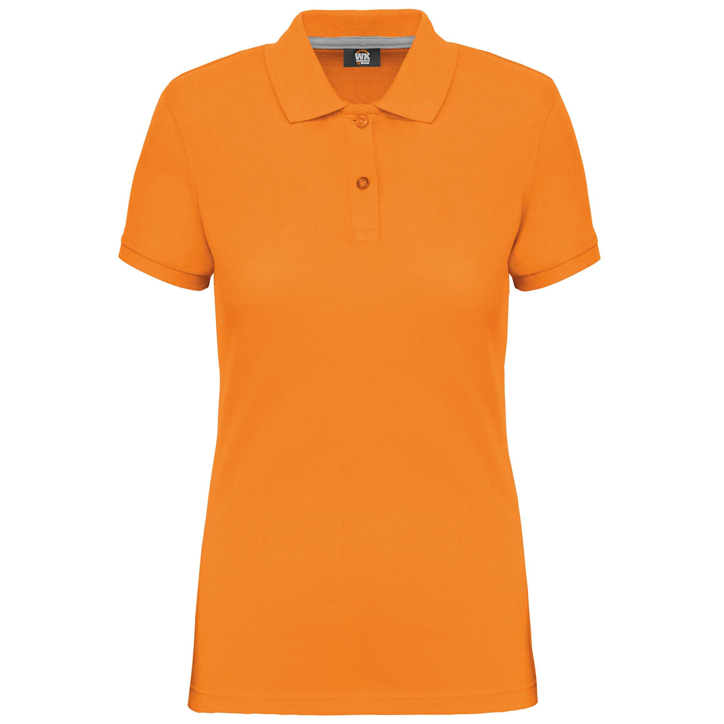 Polo Antibacteriano Mujer Orange