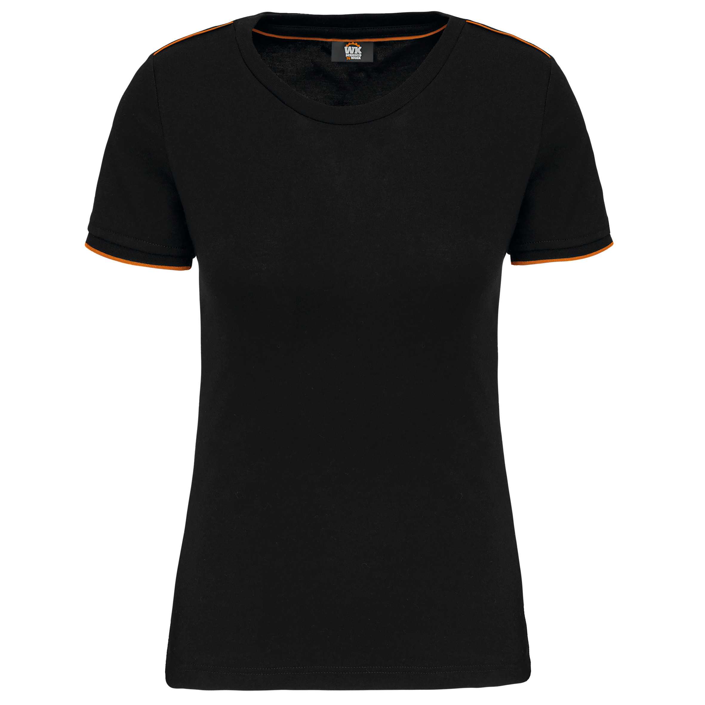Camiseta Day To Day mujer Black / Orange