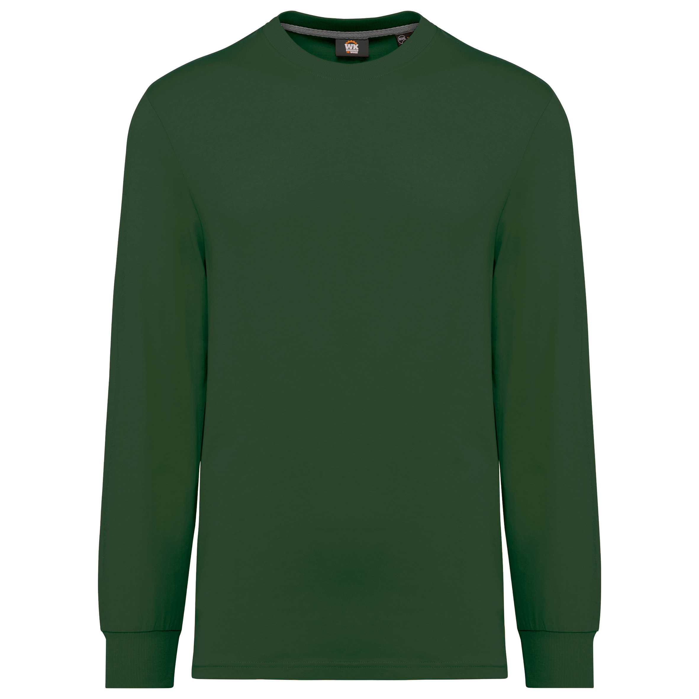 Camiseta ecorresponsable manga larga - Unisex Forest Green