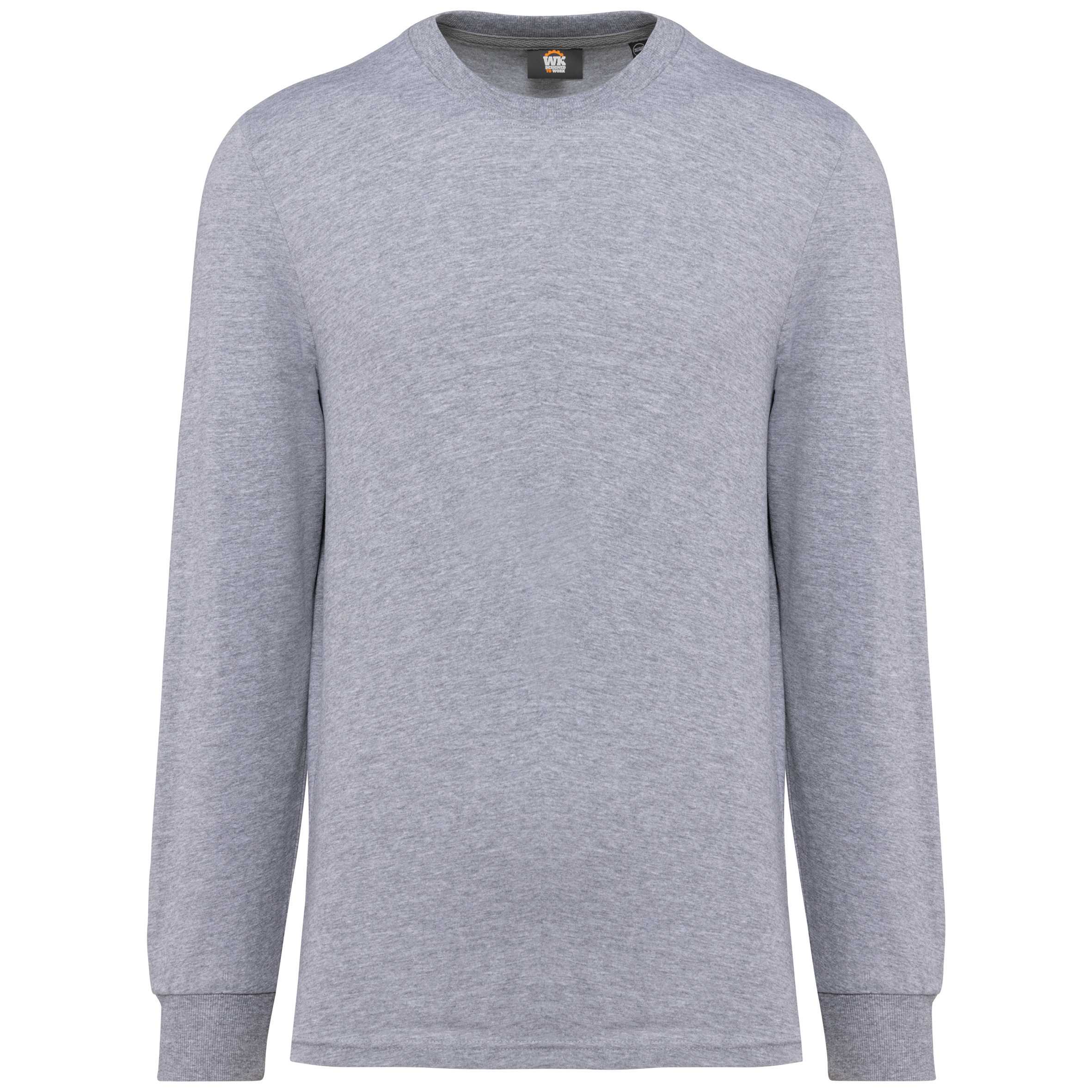 Camiseta ecorresponsable manga larga - Unisex Oxford Grey