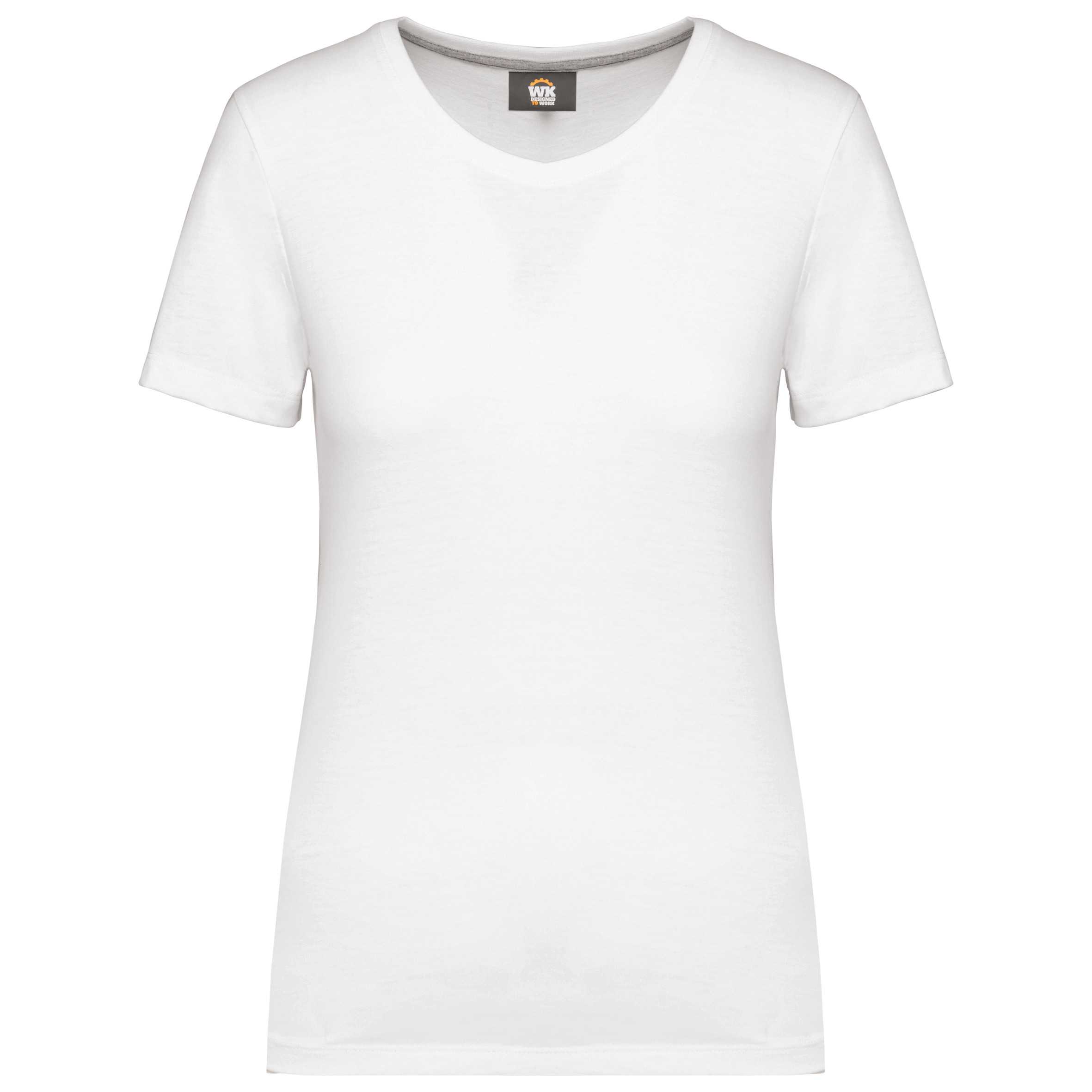 Camiseta con tratamiento antibacteriano mujer<br/> White