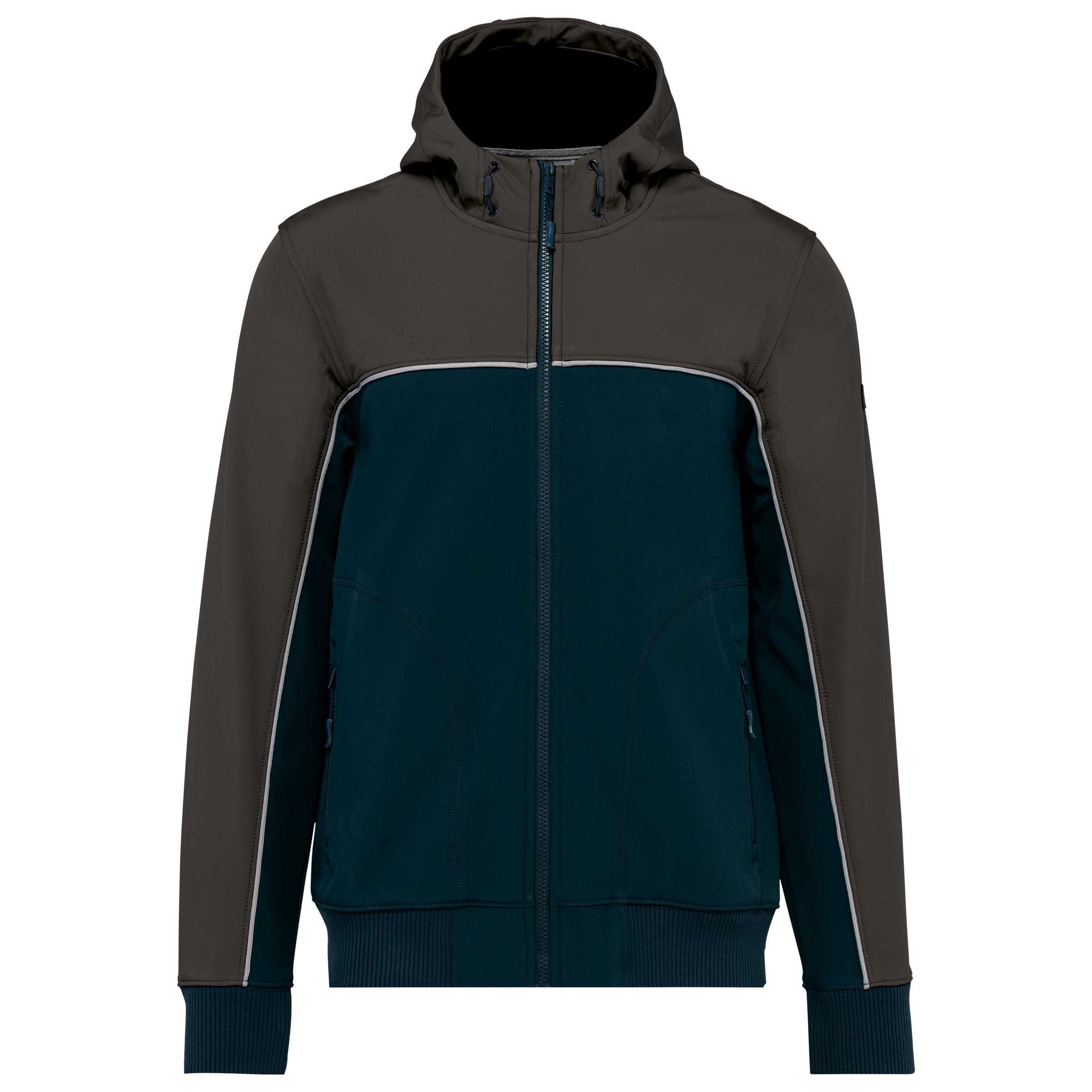 CHAQUETA SOFTSHELL - 3 CAPAS - BIONIC-FINISH® ECO   Unisex Navy / Dark Grey