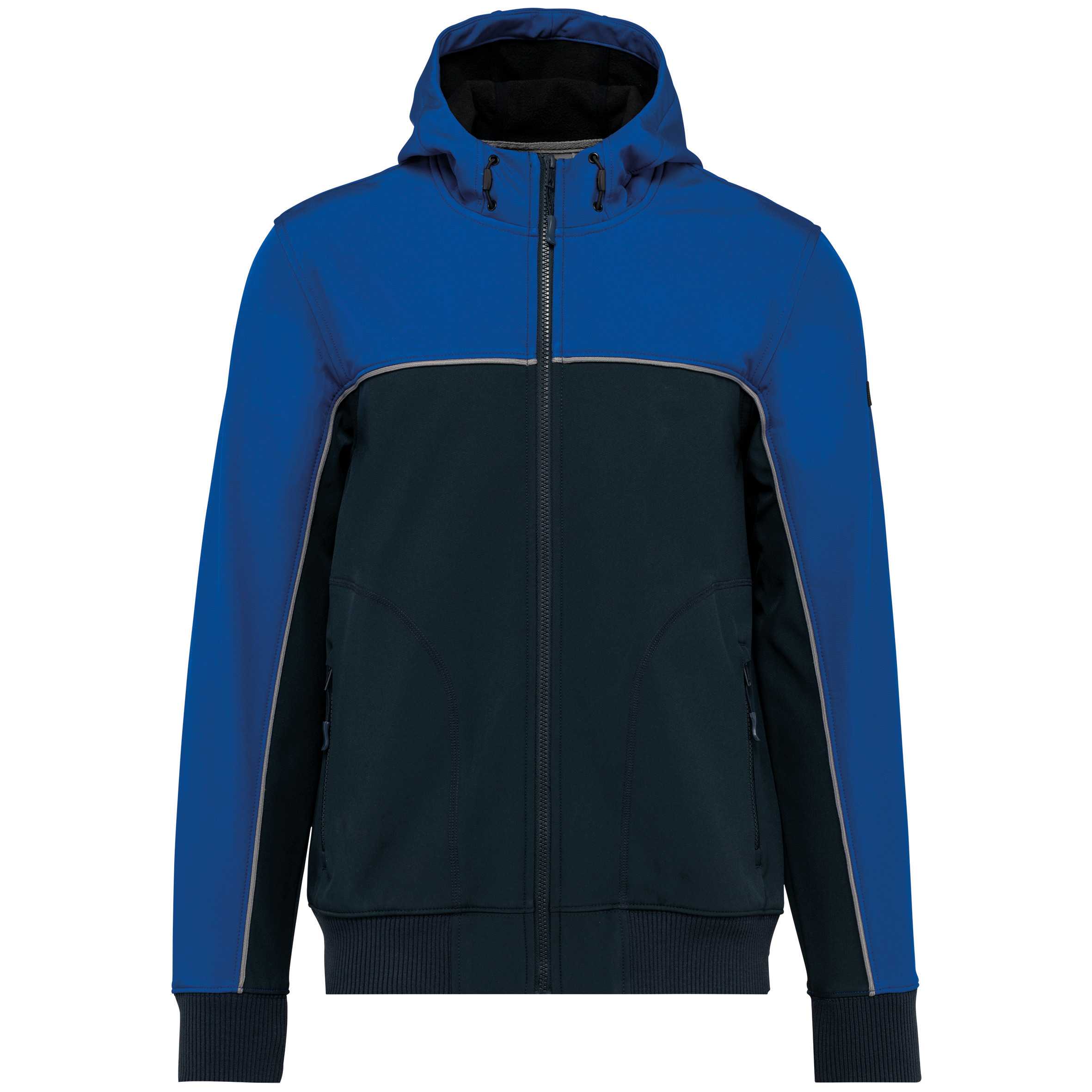 CHAQUETA SOFTSHELL - 3 CAPAS - BIONIC-FINISH® ECO   Unisex Navy / Royal Blue