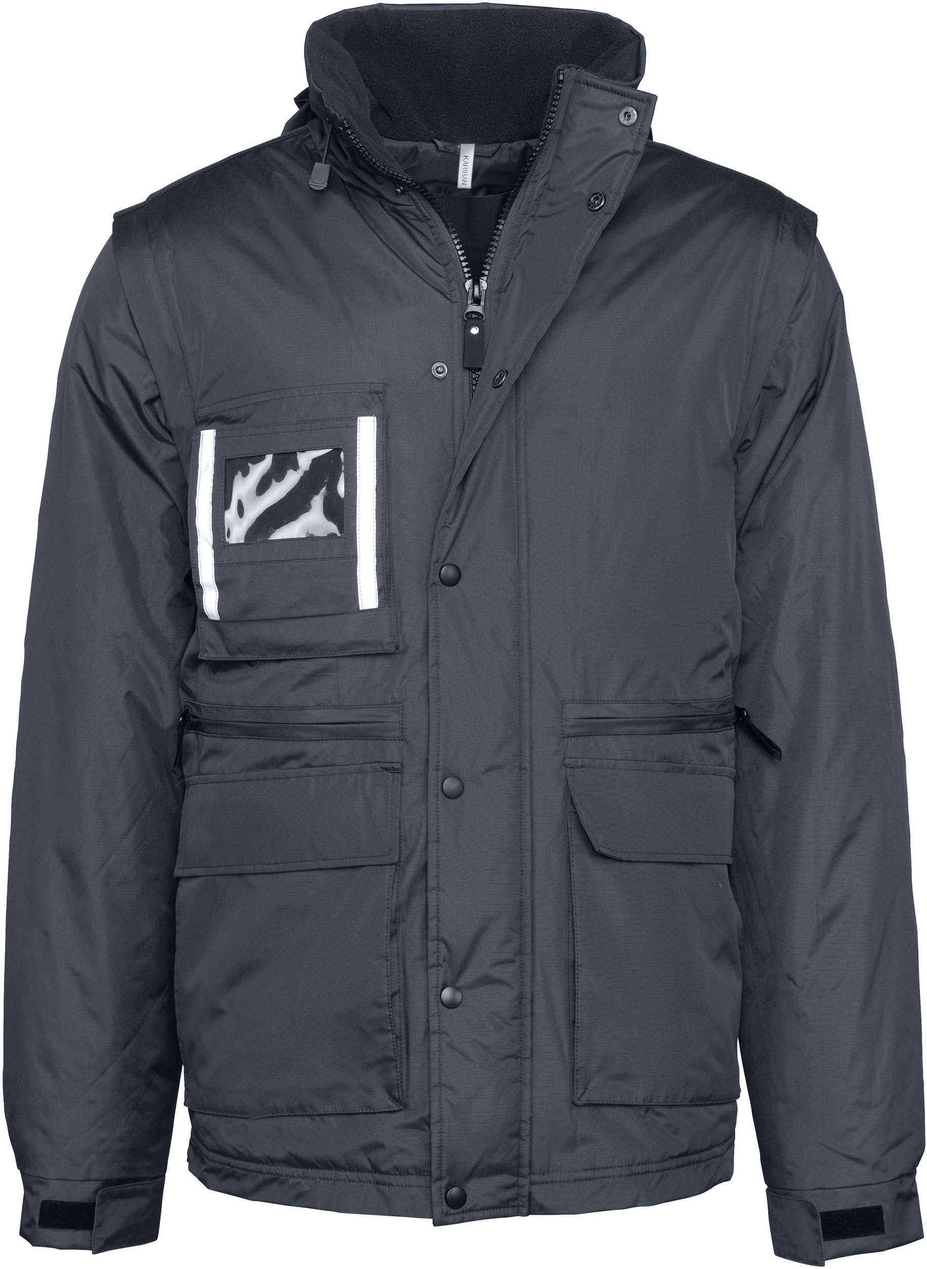 Parka workwear con mangas extraíbles Navy