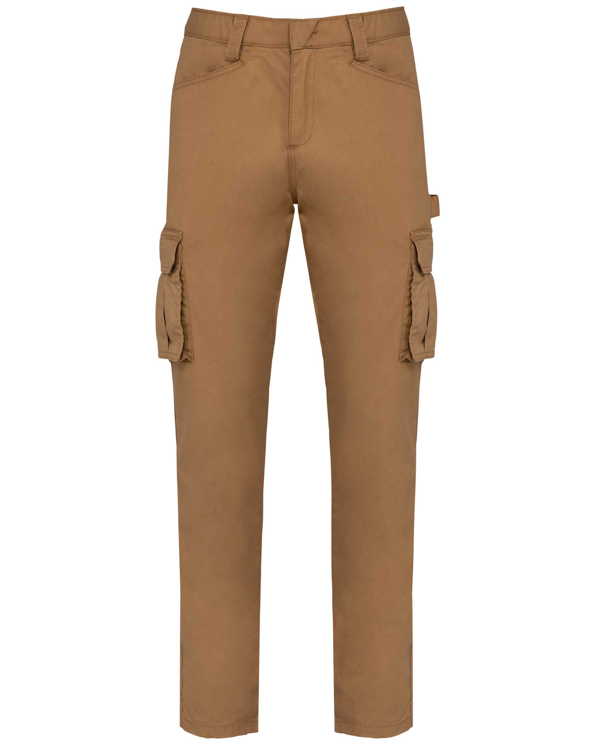 Pantalón multibolsillos ecorresponsable Camel
