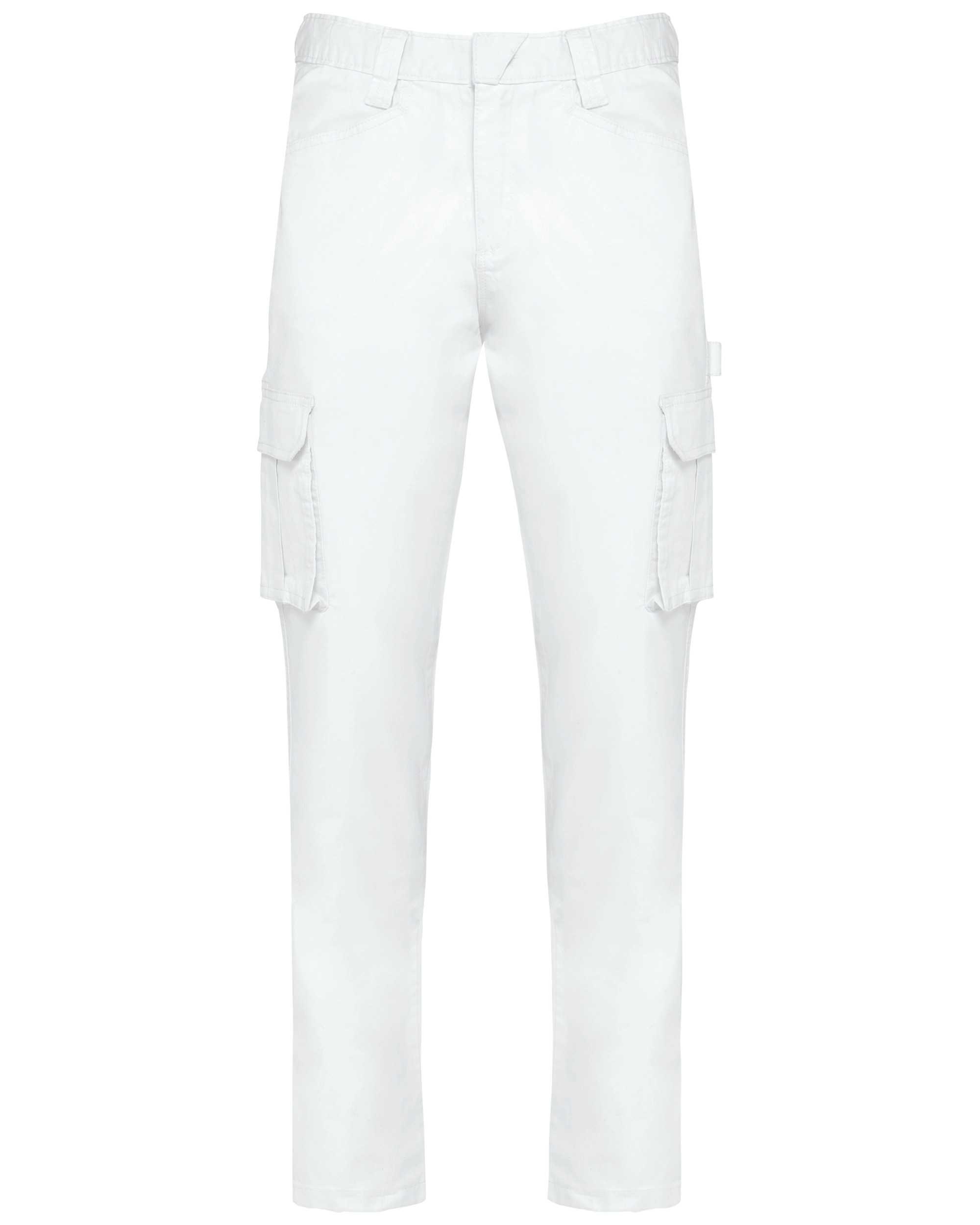 Pantalón multibolsillos ecorresponsable White