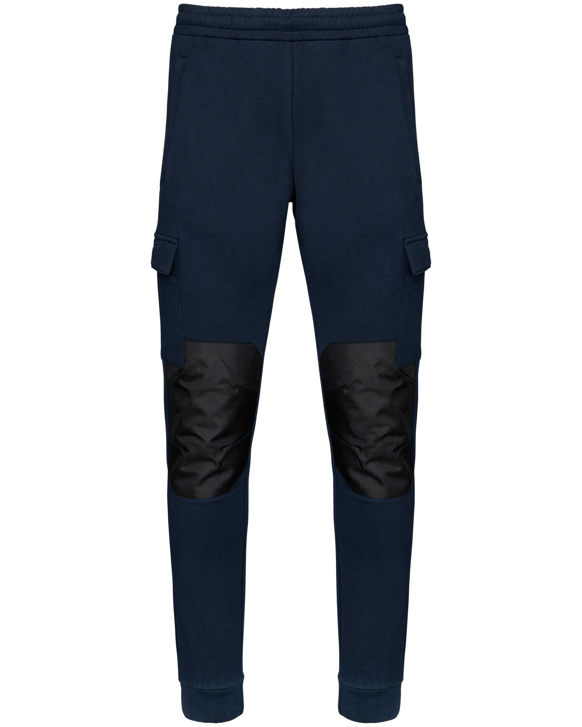 Pantalones cargo de felpa ecorresponsable hombre Navy