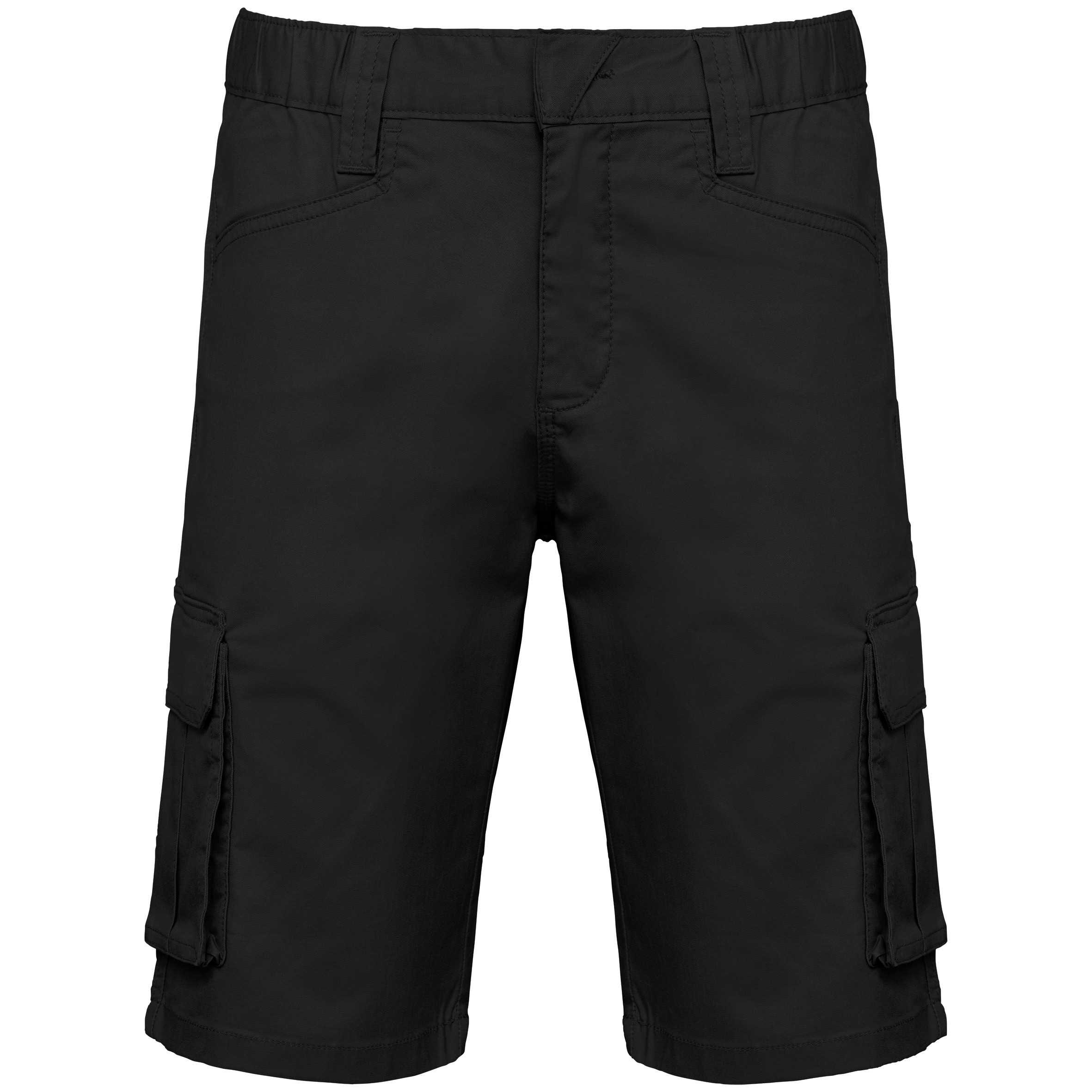 Bermuda multibolsillos ecorresponsable hombre Black