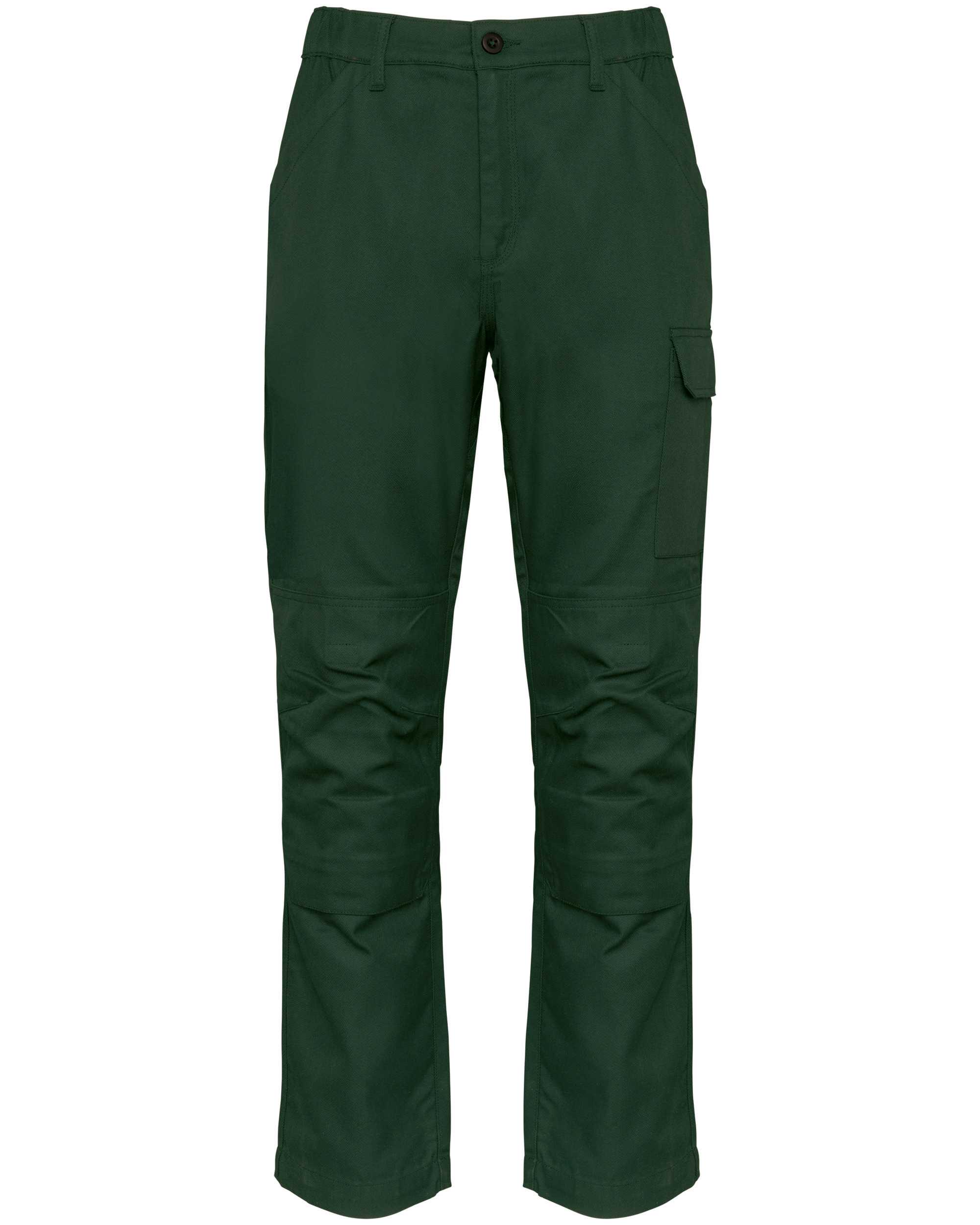 Pantalón de trabajo multibolsillos hombre Forest Green