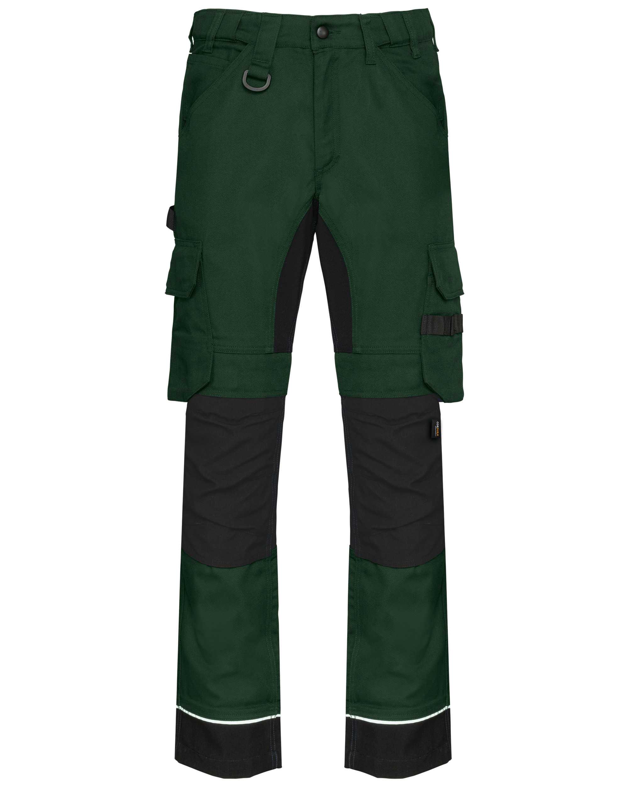 Pantalón de trabajo performance reciclado hombre Forest Green / Black