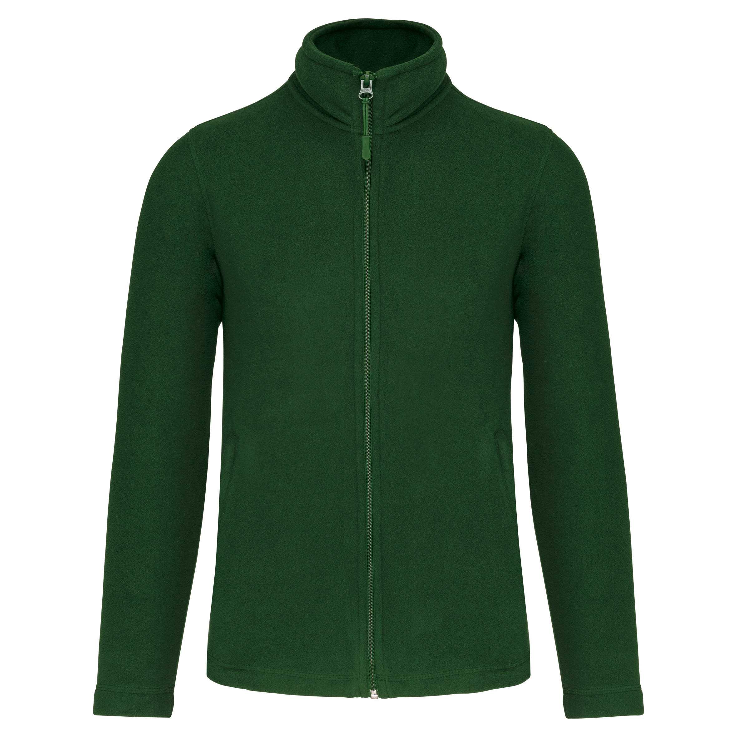 Chaqueta micropolar con cremallera Forest Green