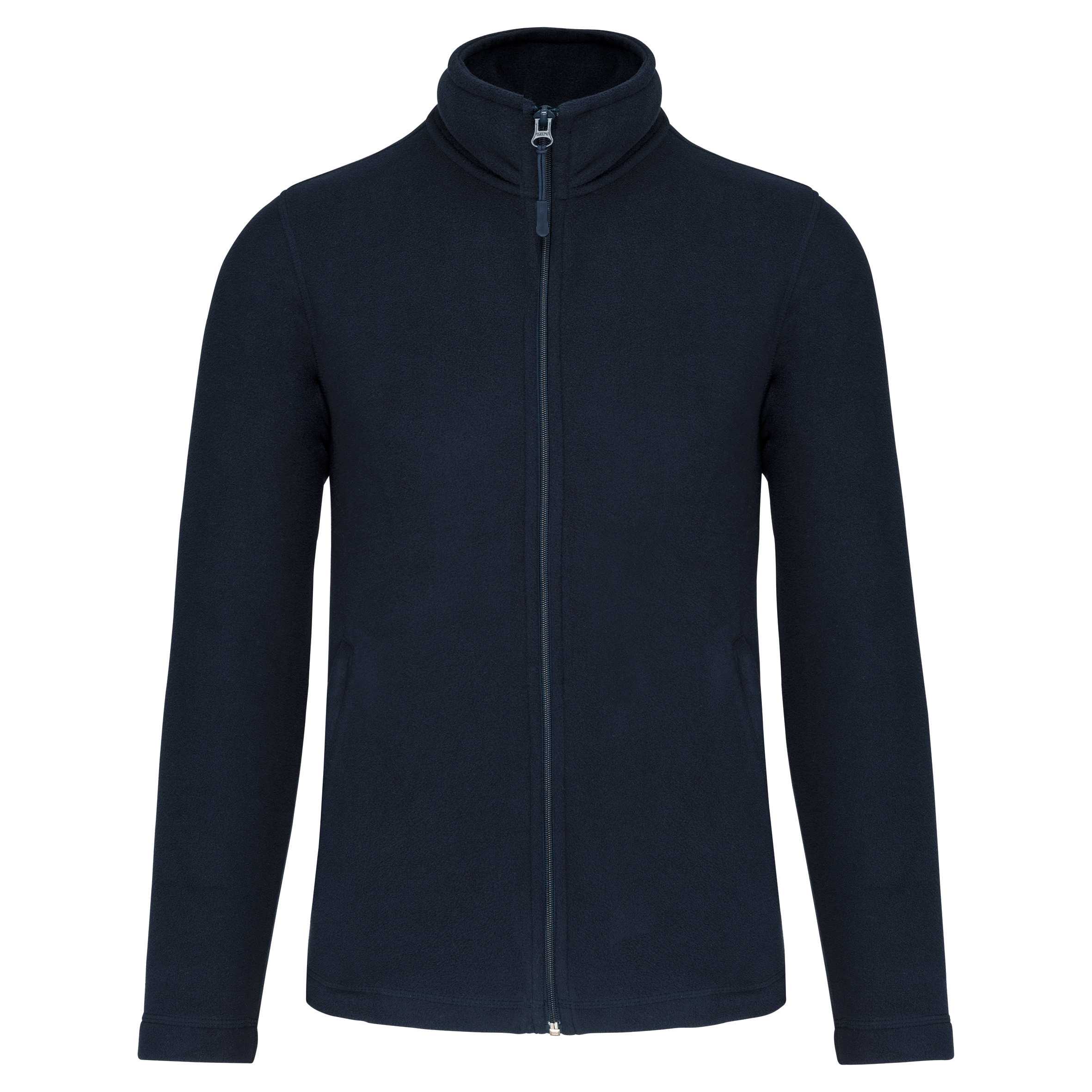 Chaqueta micropolar con cremallera Navy