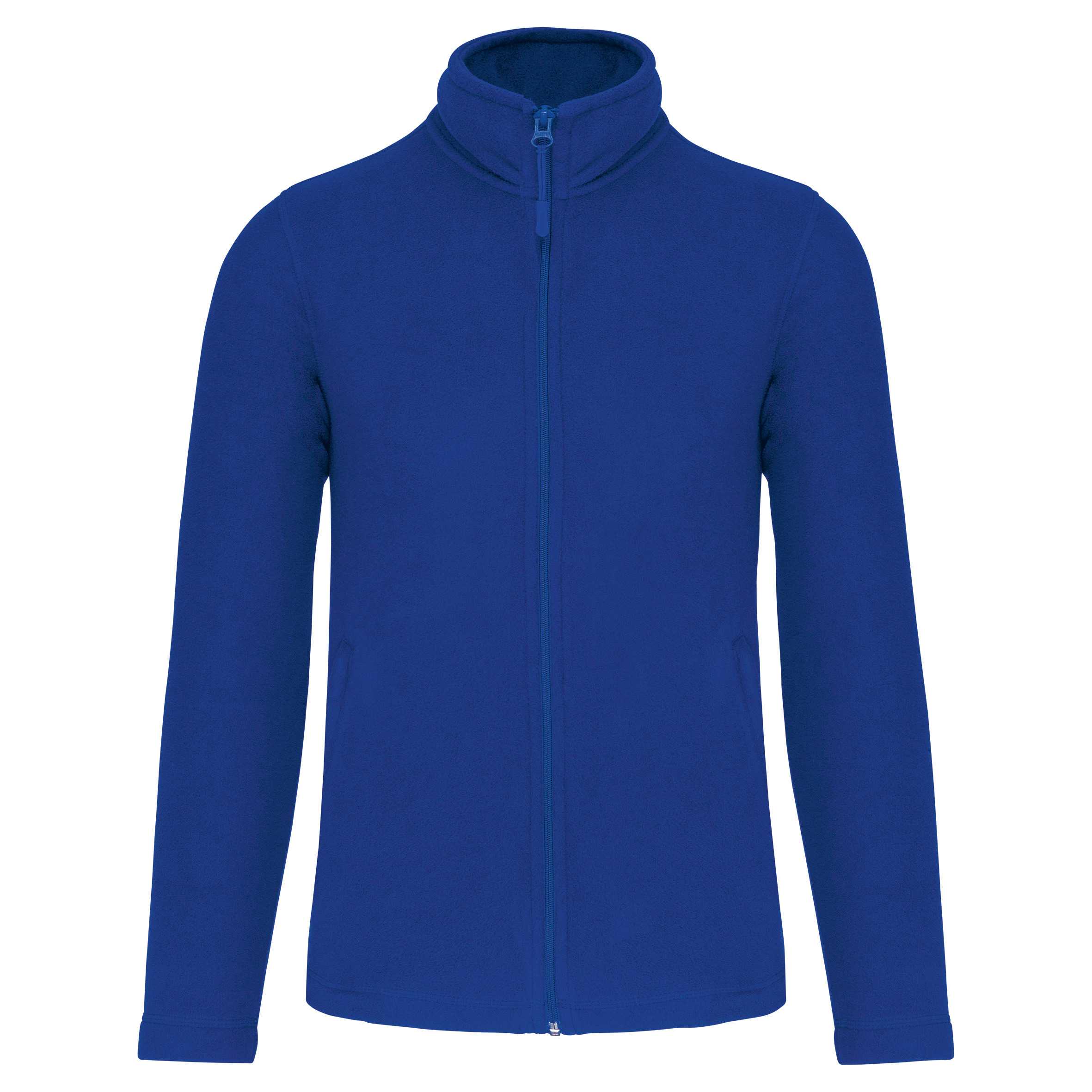 Chaqueta micropolar con cremallera Royal Blue