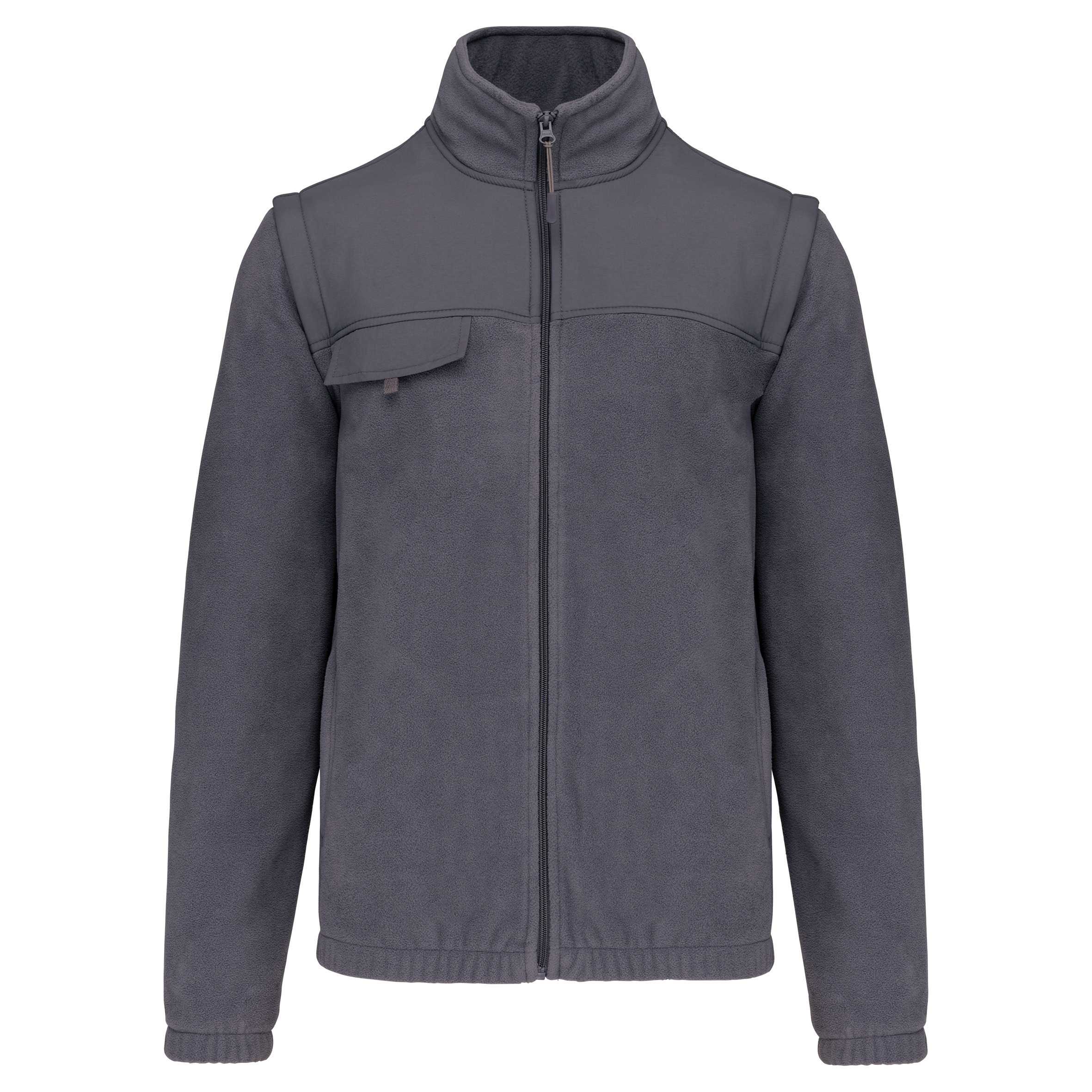 Chaqueta polar con mangas extraíbles Convoy Grey