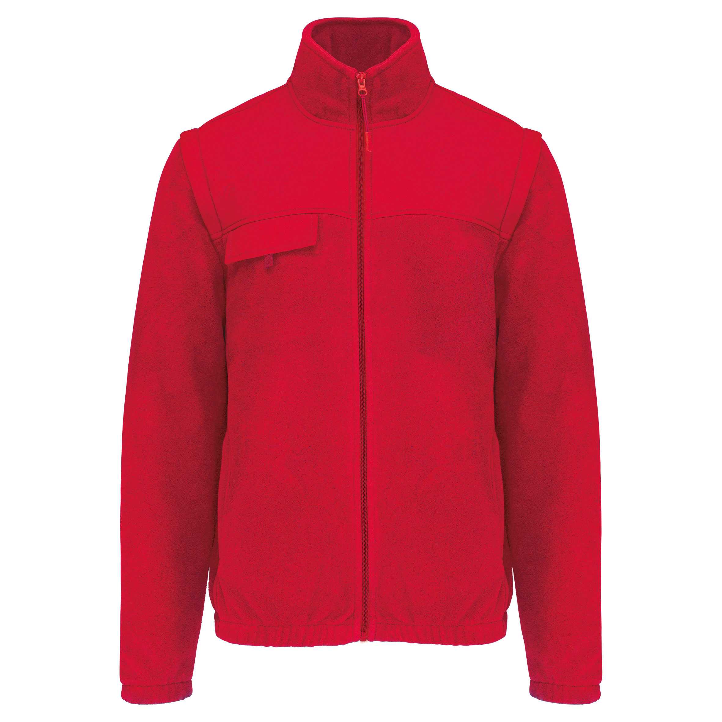 Chaqueta polar con mangas extraíbles Red