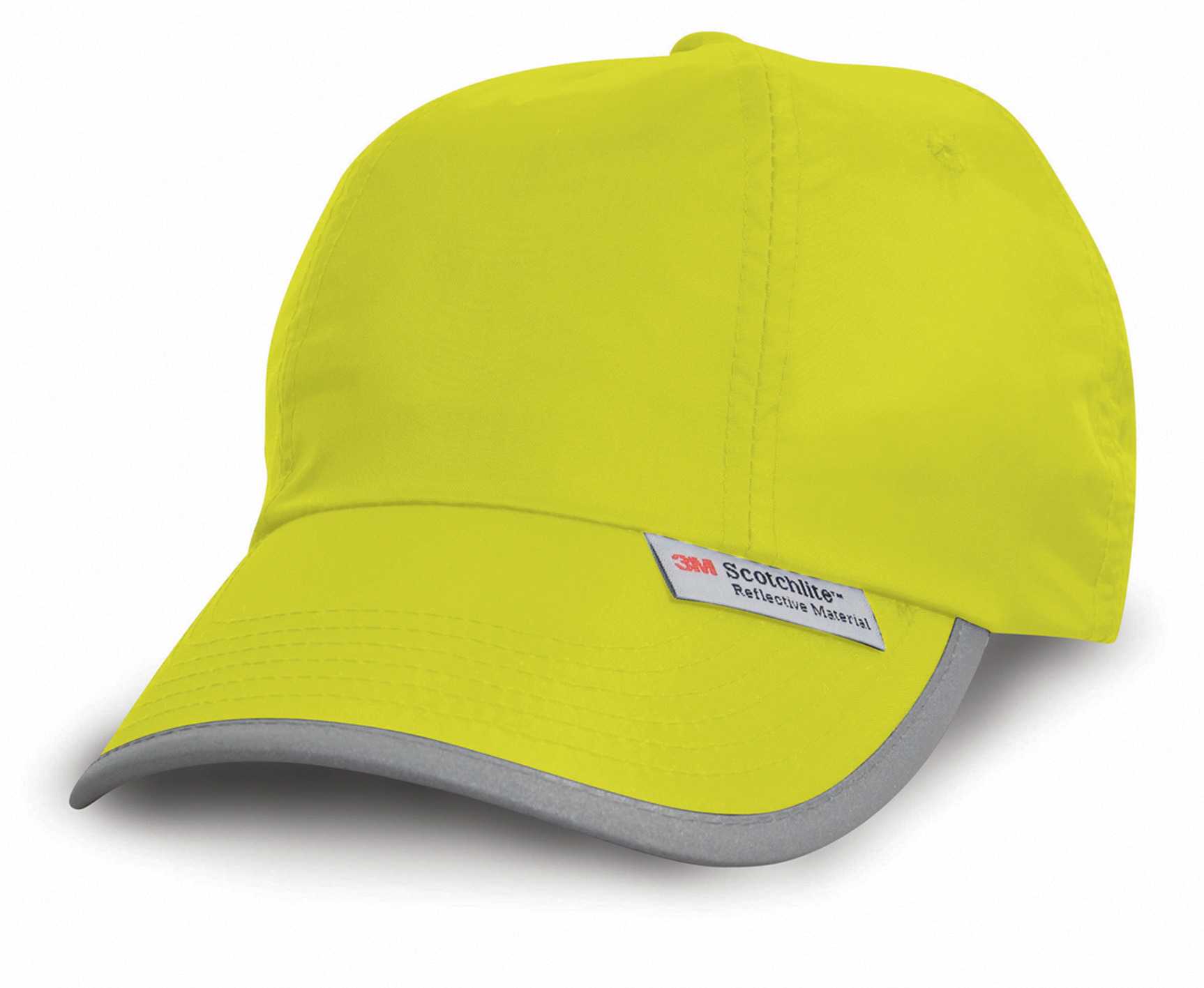 Gorra Béisbol con bordes reflectantes Yellow